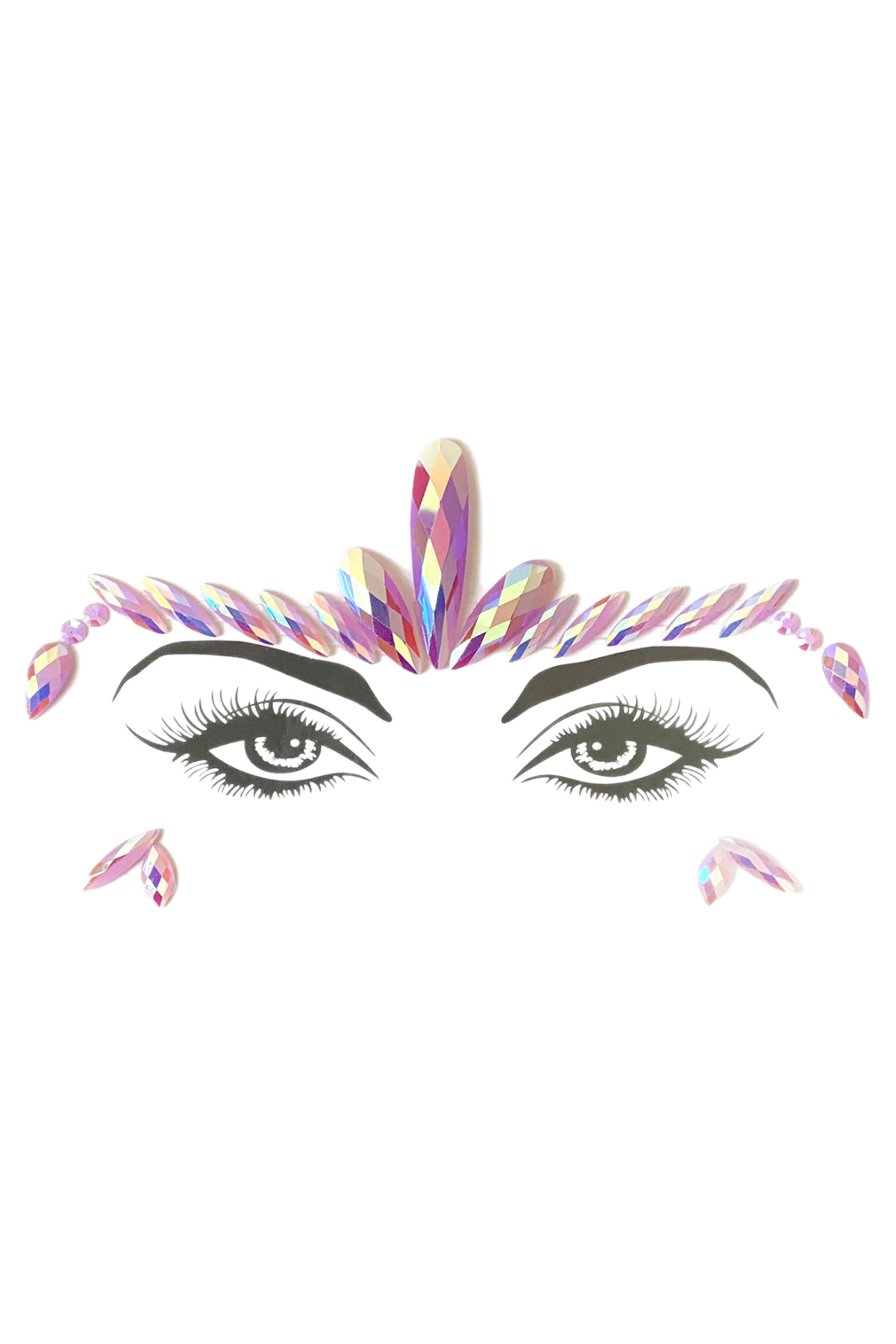 Pink Fairy Festival Face Jewels