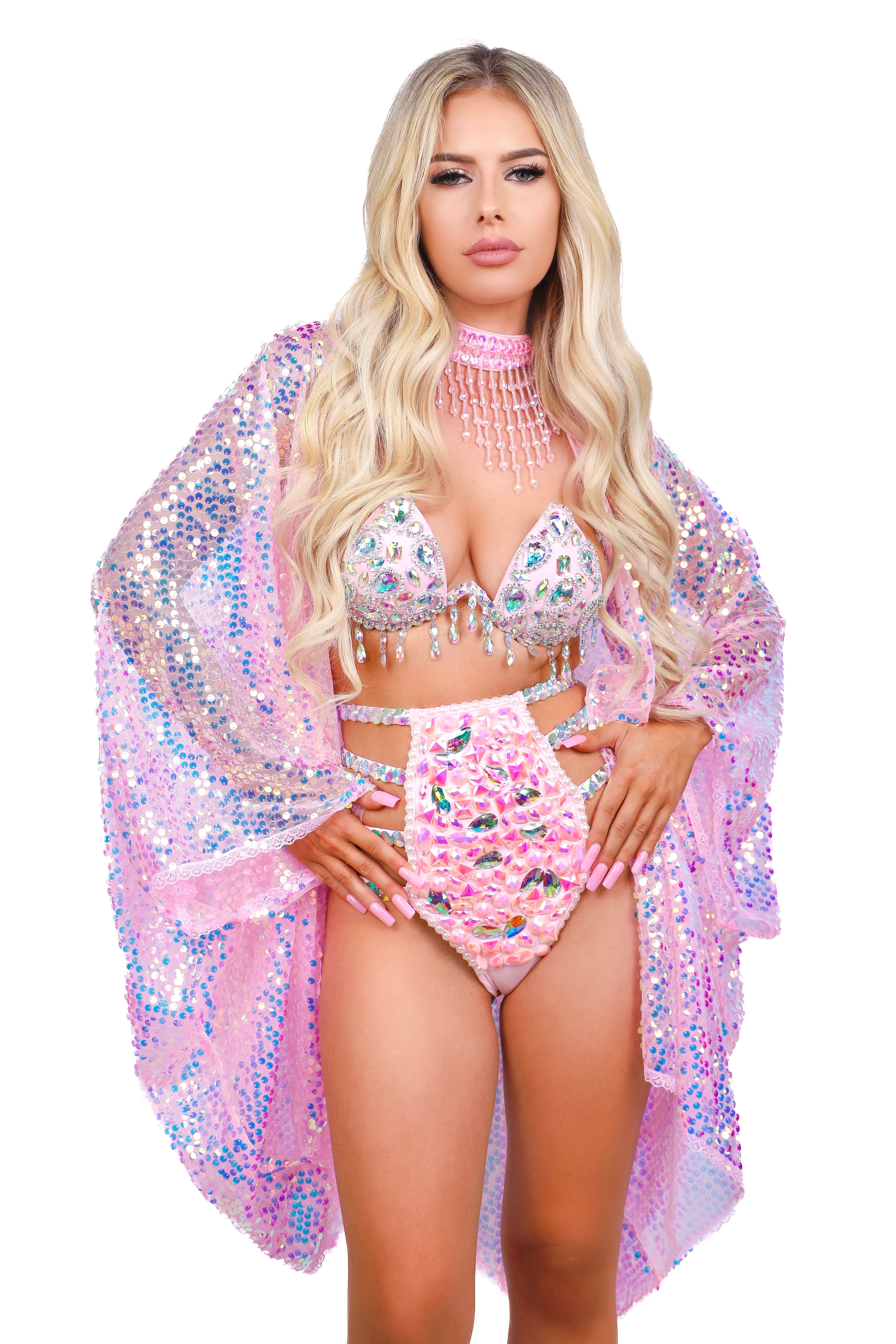 FULL OUTFIT- Pink Fantasy Sequin (4 pcs)