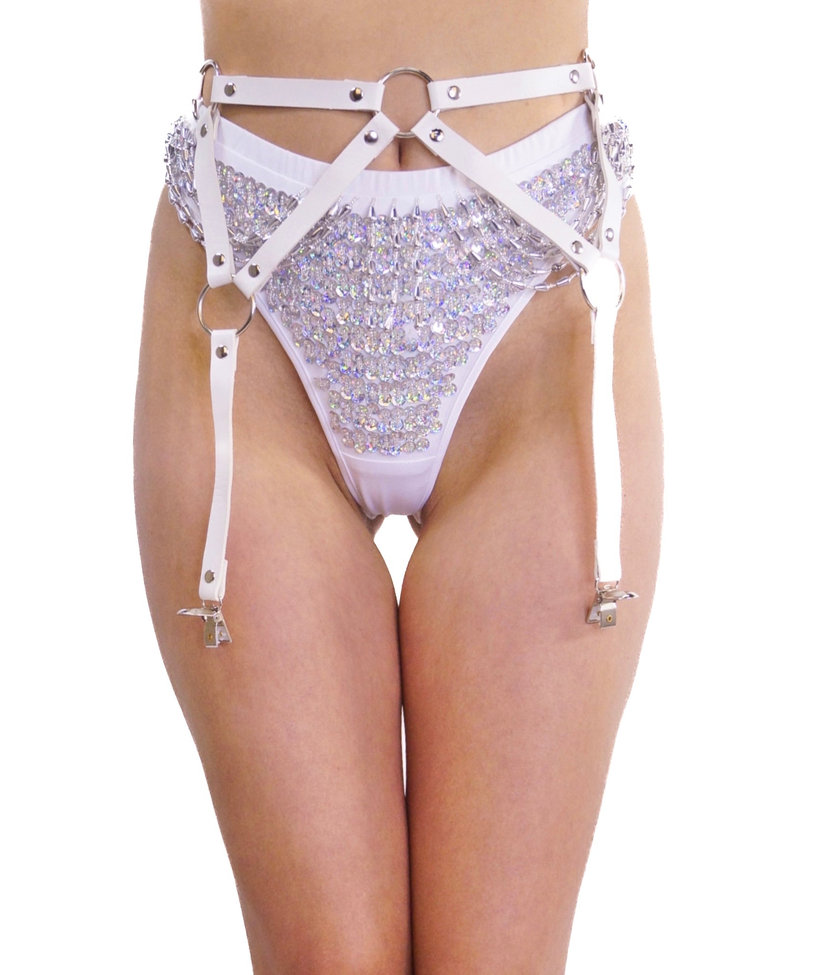 White Devil Harness Belt
