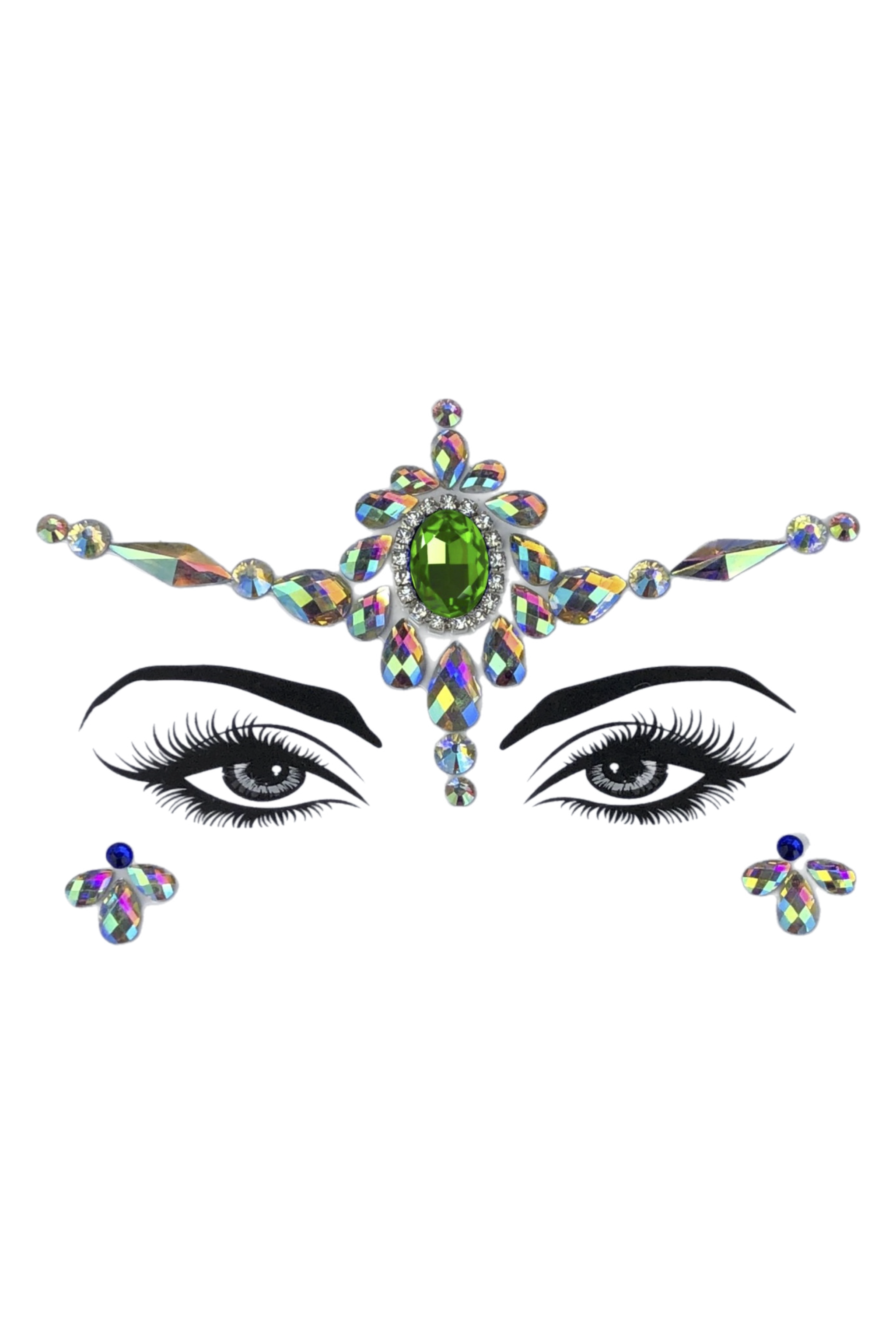Third Eye Rhinestone Crystal Face Jewels