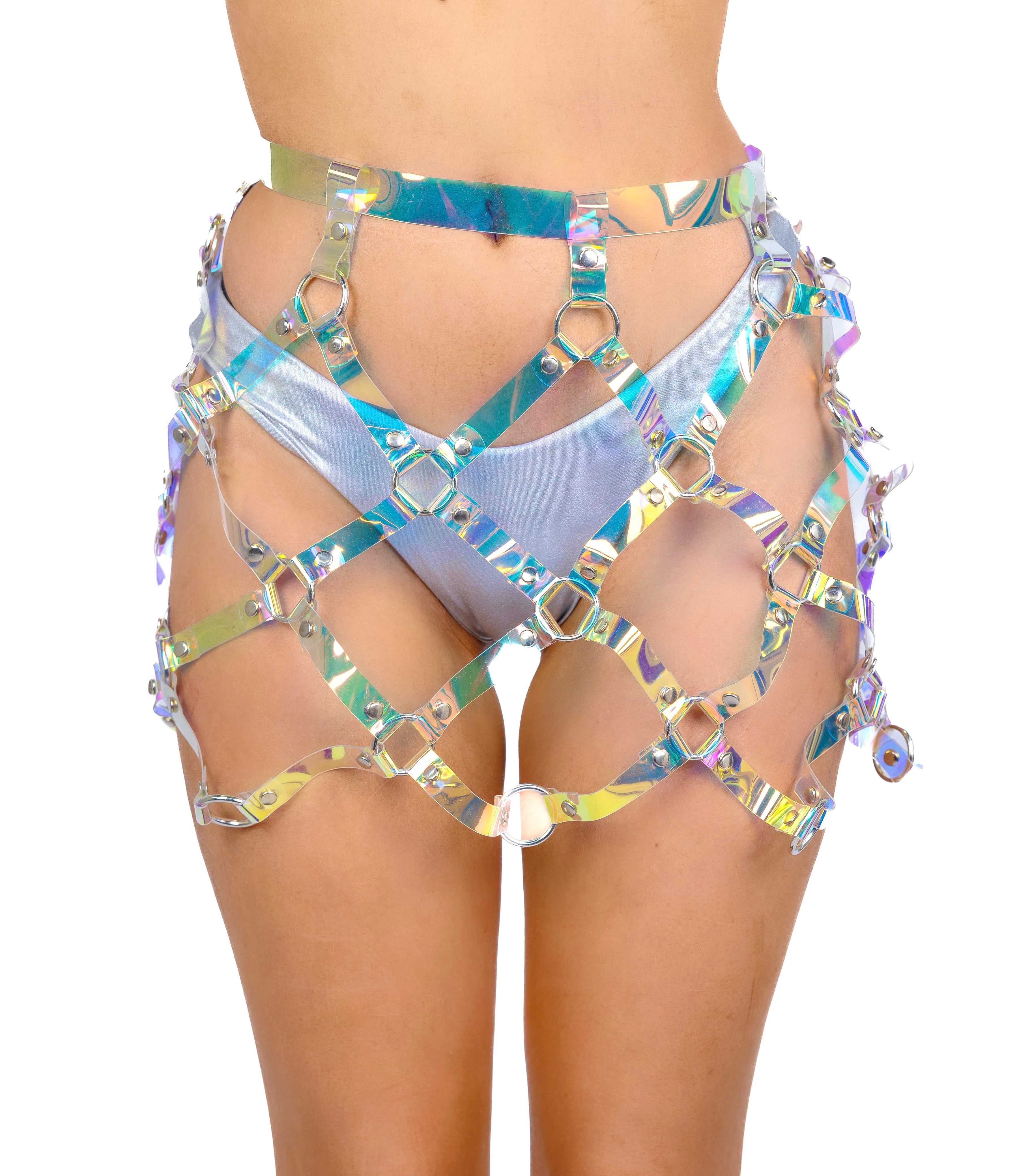 Mermaid Holographic Harness Set