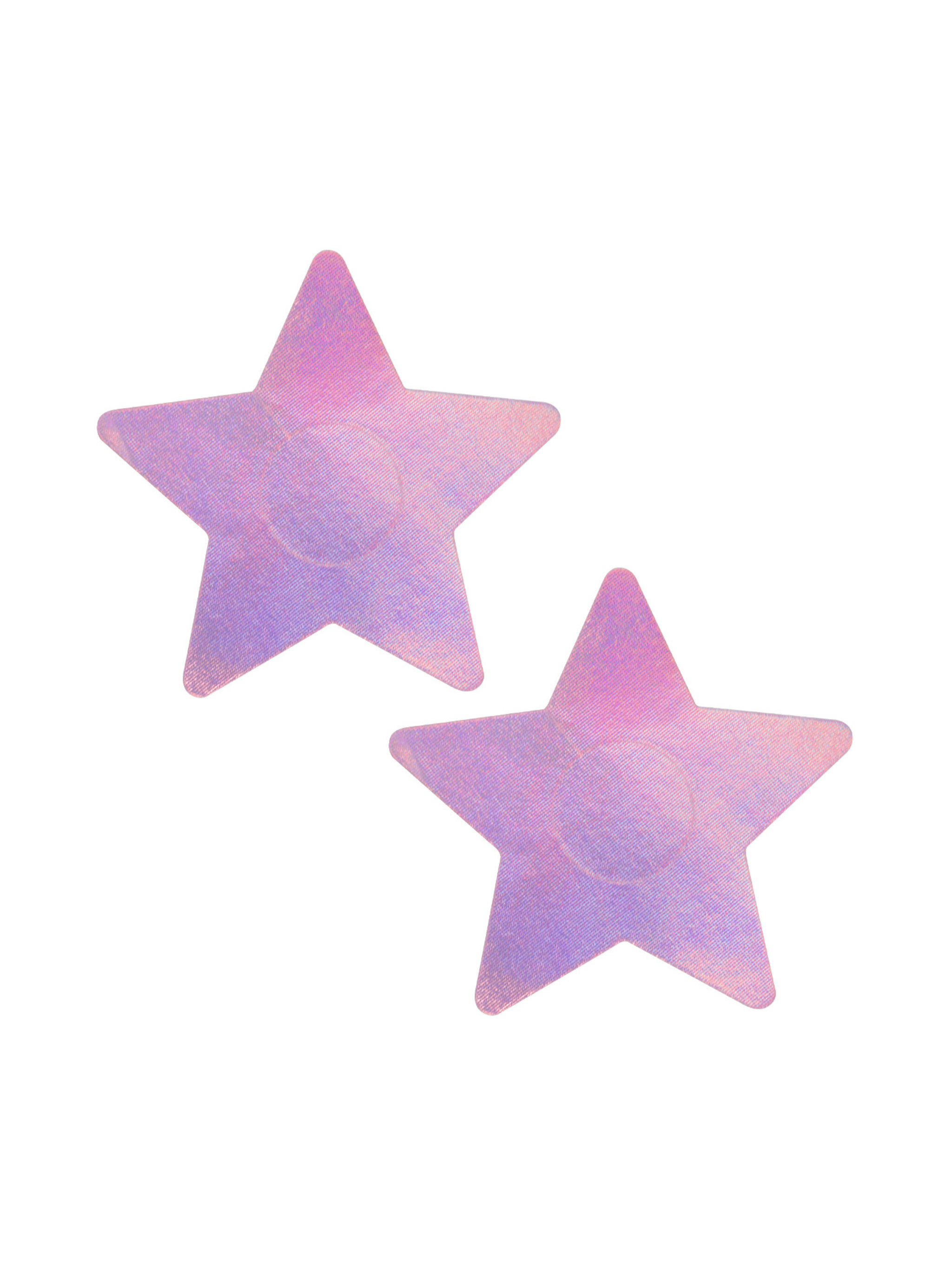 Pinky Holographic Star Pasties