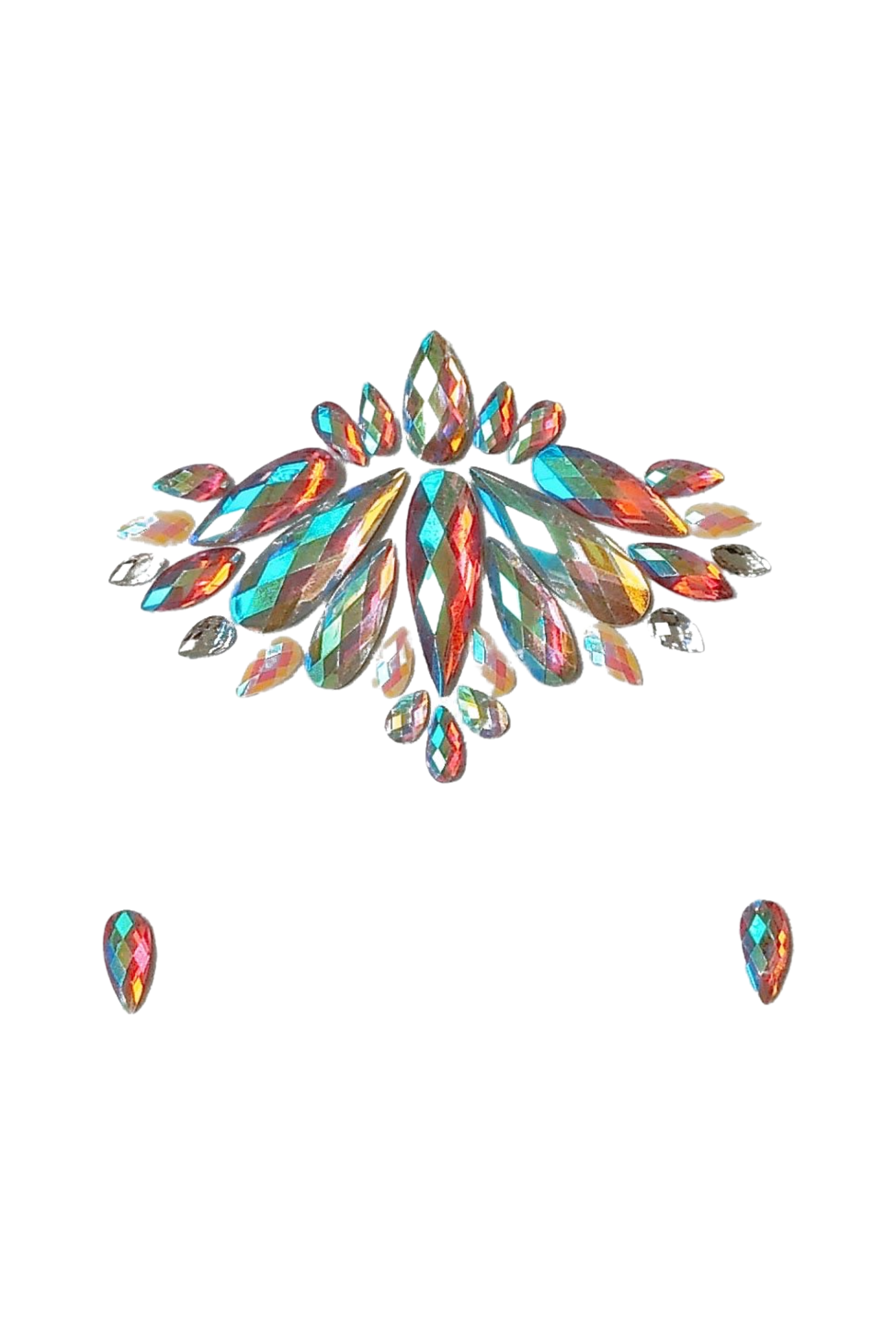 Queen Rhinestone Crystal Face Jewels