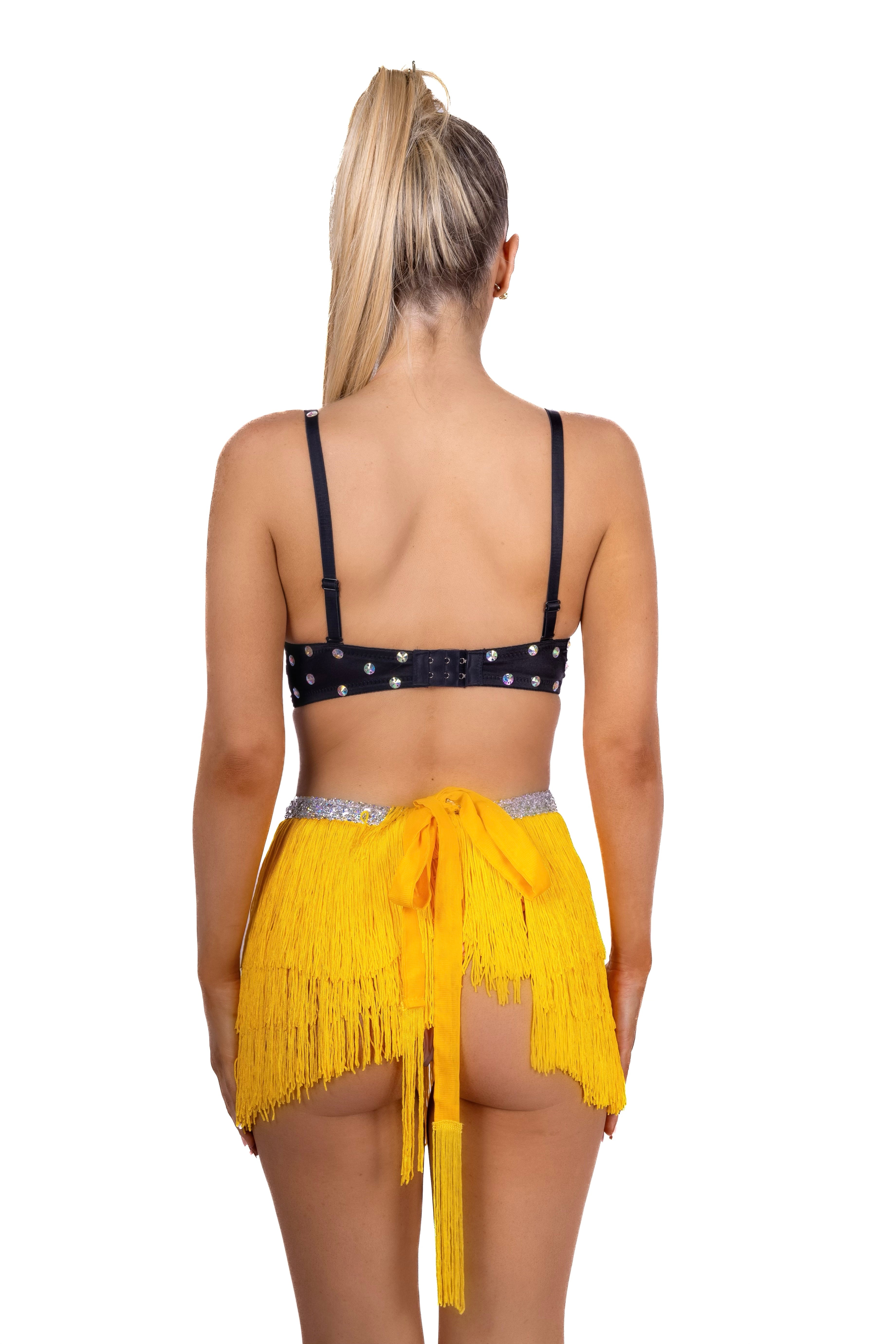 Yellow Tassel Skirt
