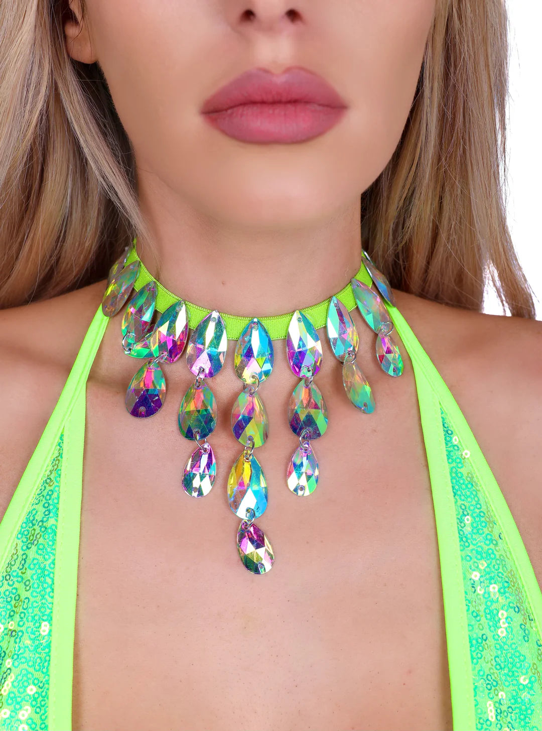 Iridescent Gem Necklace 2.0