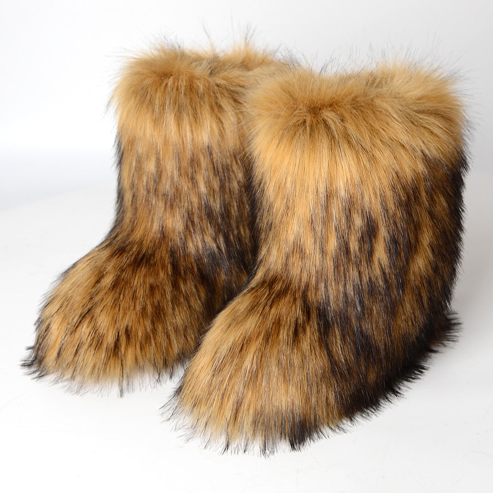 Bear Fuzzy Boots