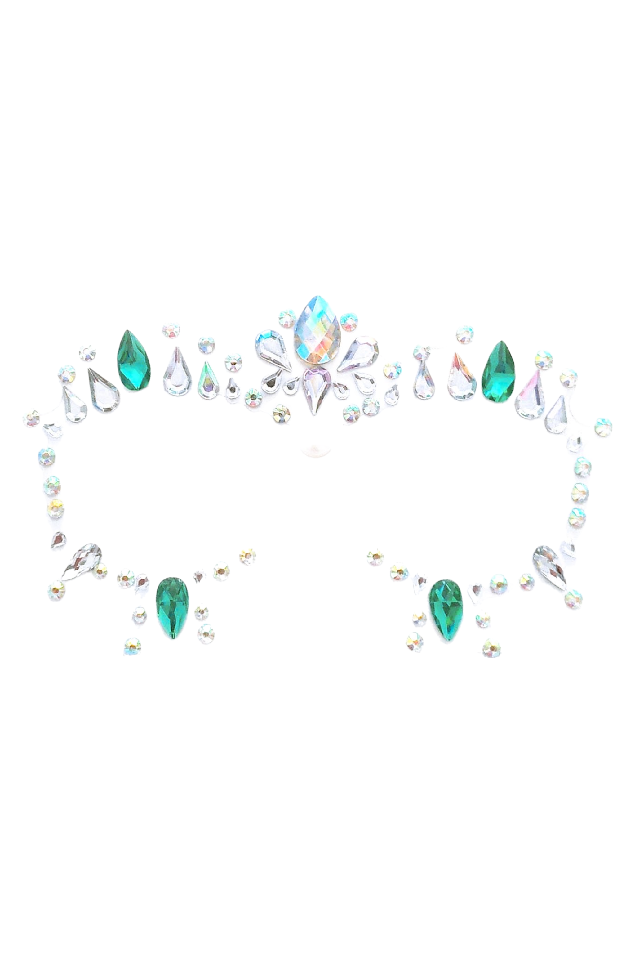 Oceanside Rhinestone Crystal Face Jewels