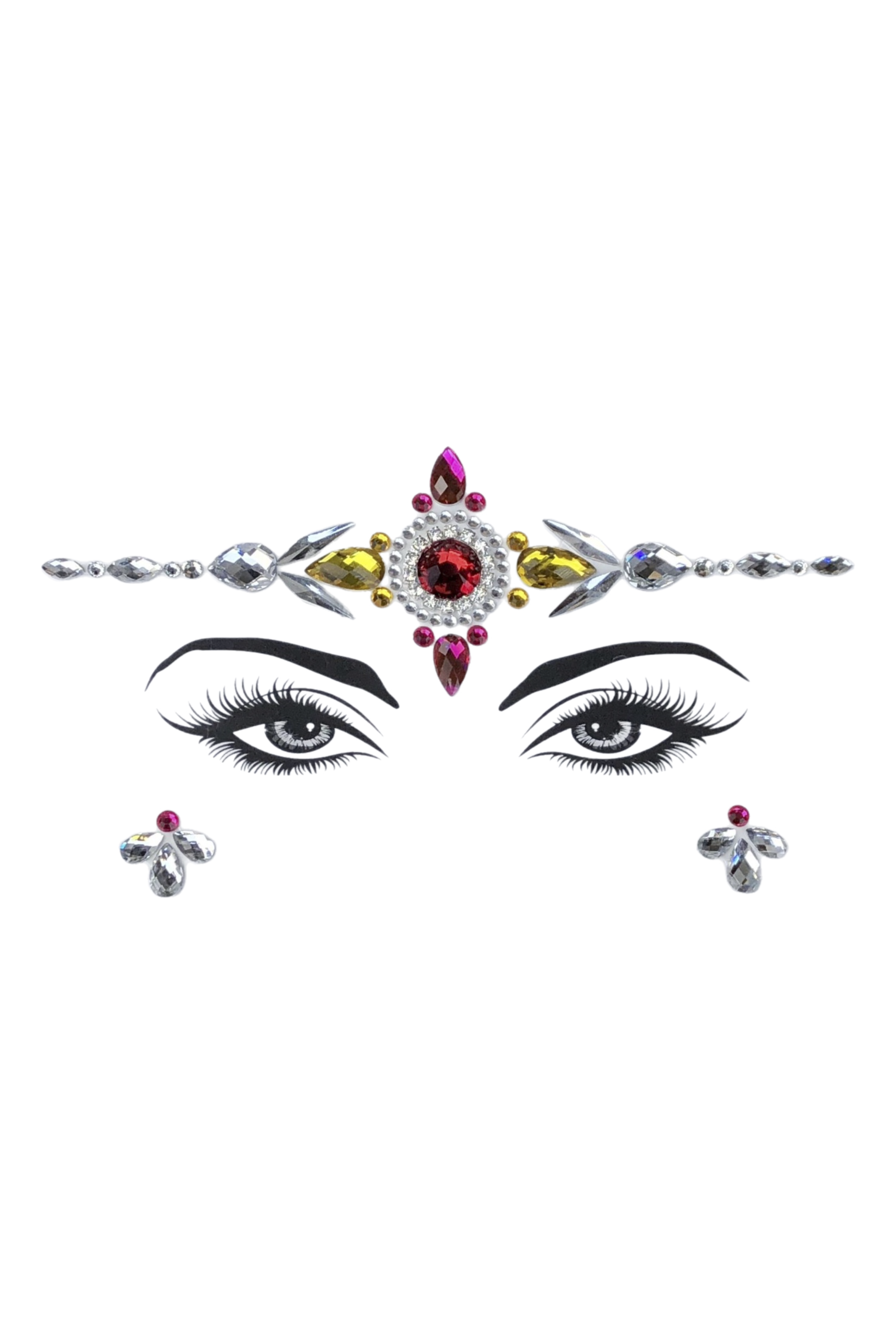 Spring Awake Rhinestone Crystal Face Jewels