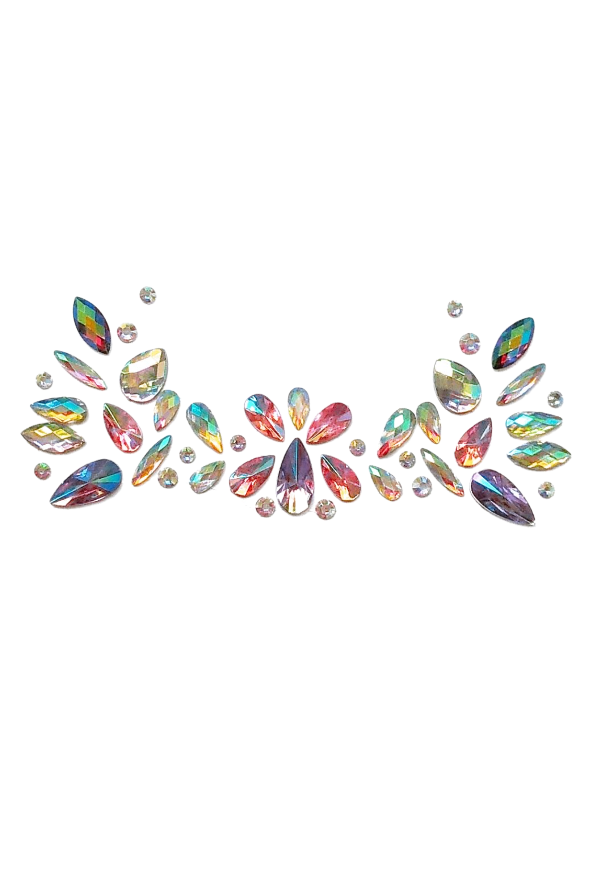 Fairy Heart Rhinestone Crystal Face Jewels