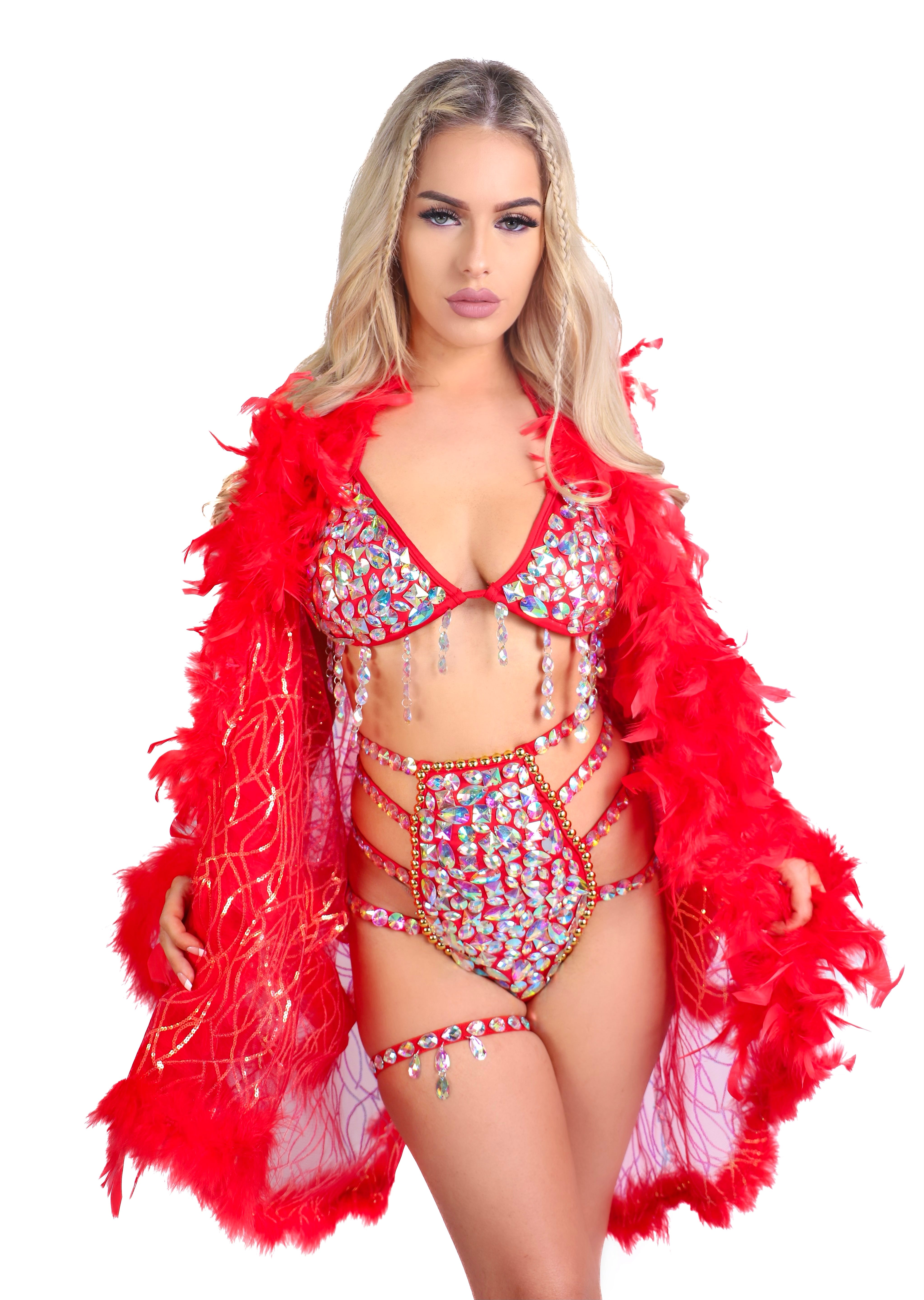 FULL OUTFIT- Sapphire Diva (4 pcs)