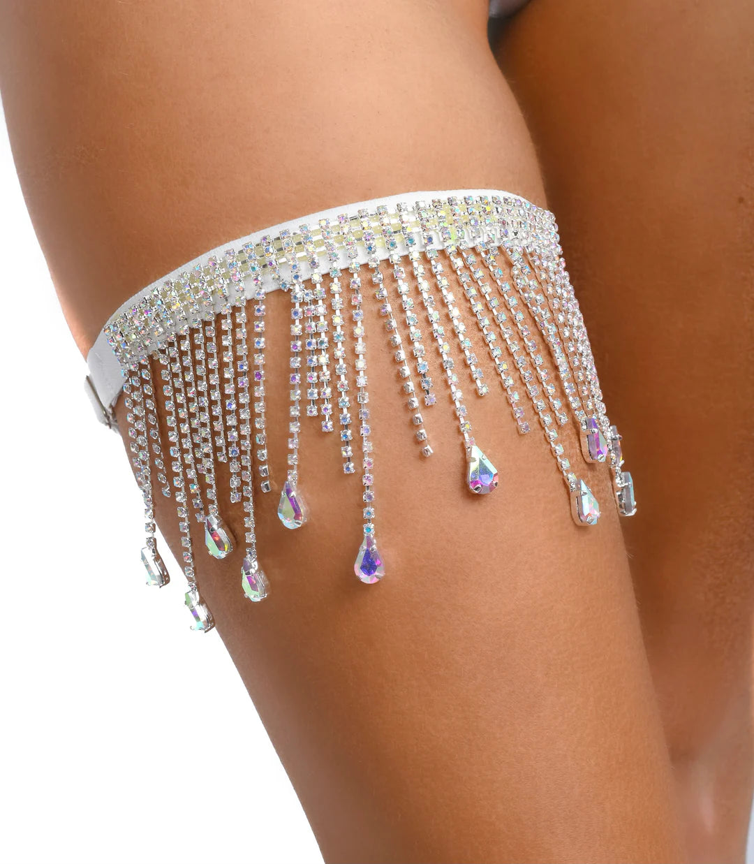 AB Rhinestone Leg Wrap