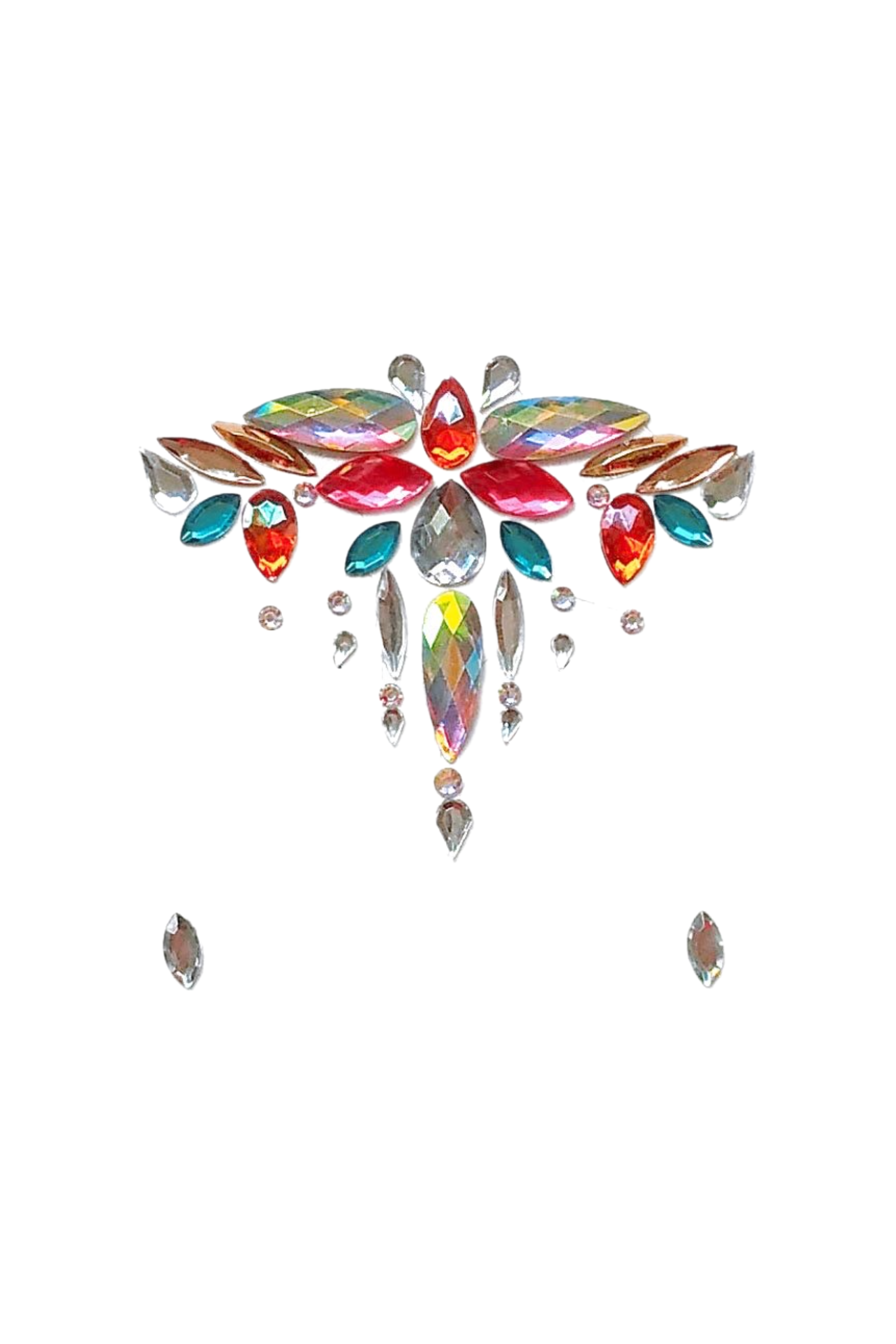 Exotic Girl Rhinestone Crystal Face Jewels