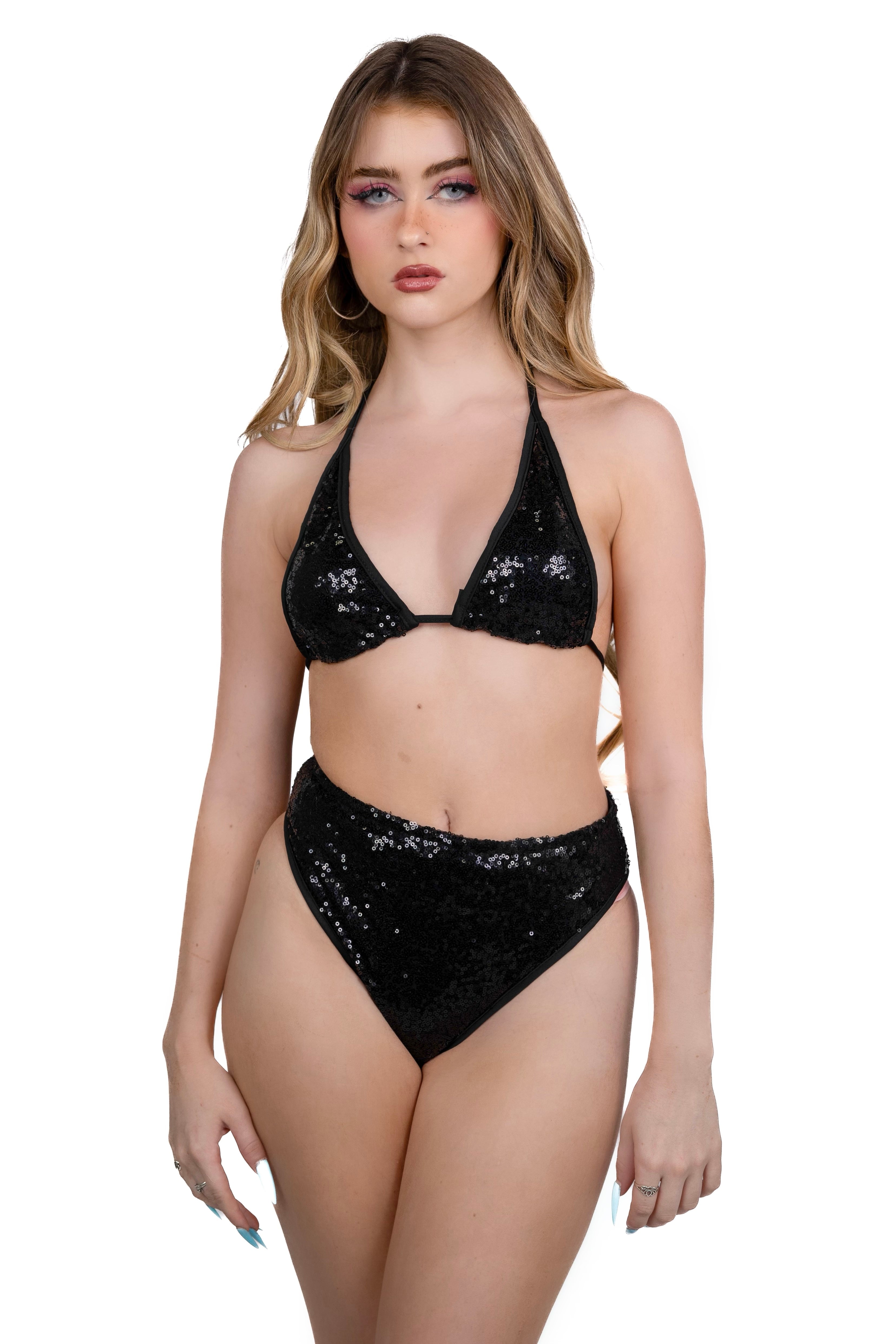 Midnight Goddess Sequin Set (2 pcs)