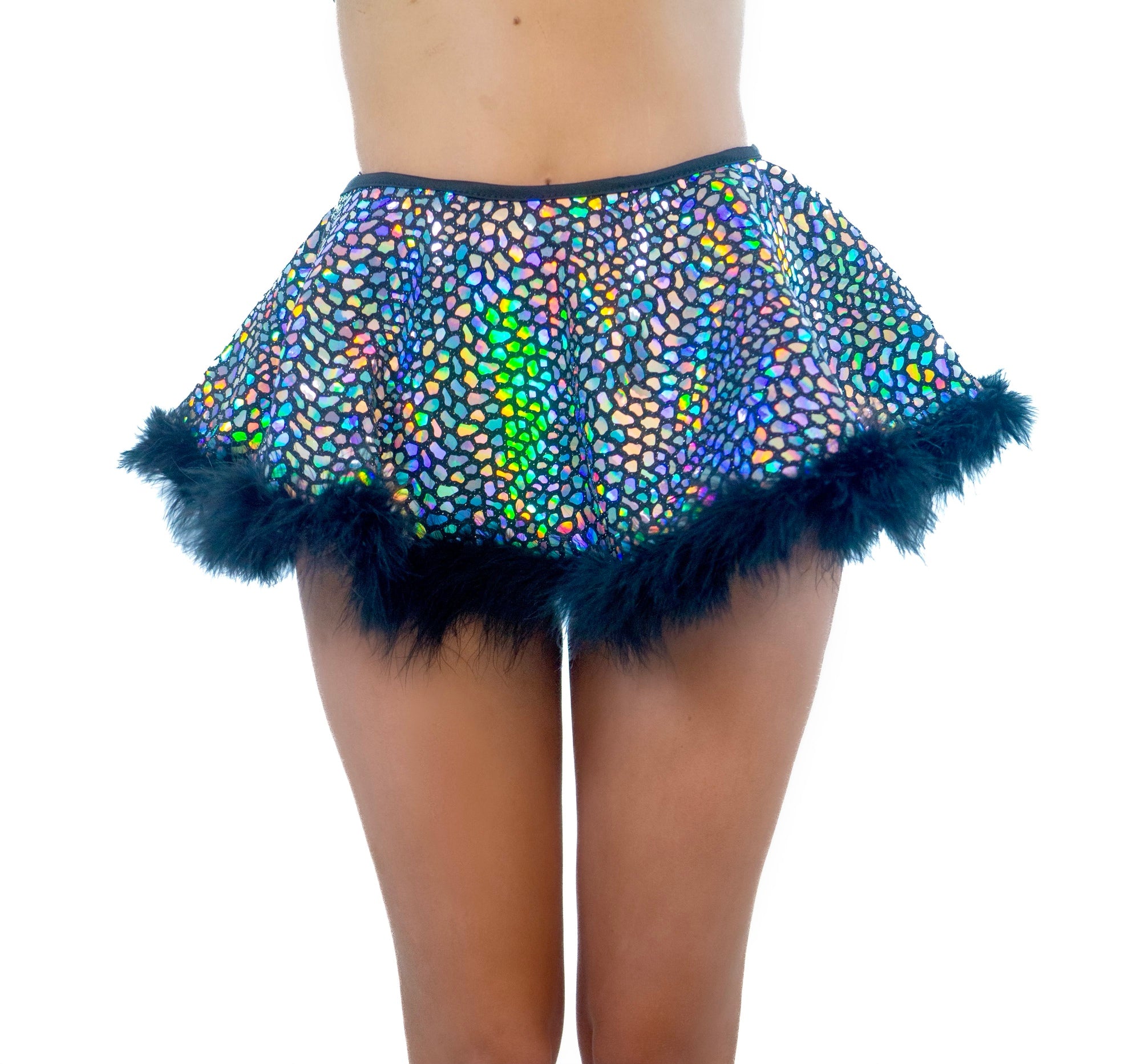 Holographic Fairy Aura Skirt