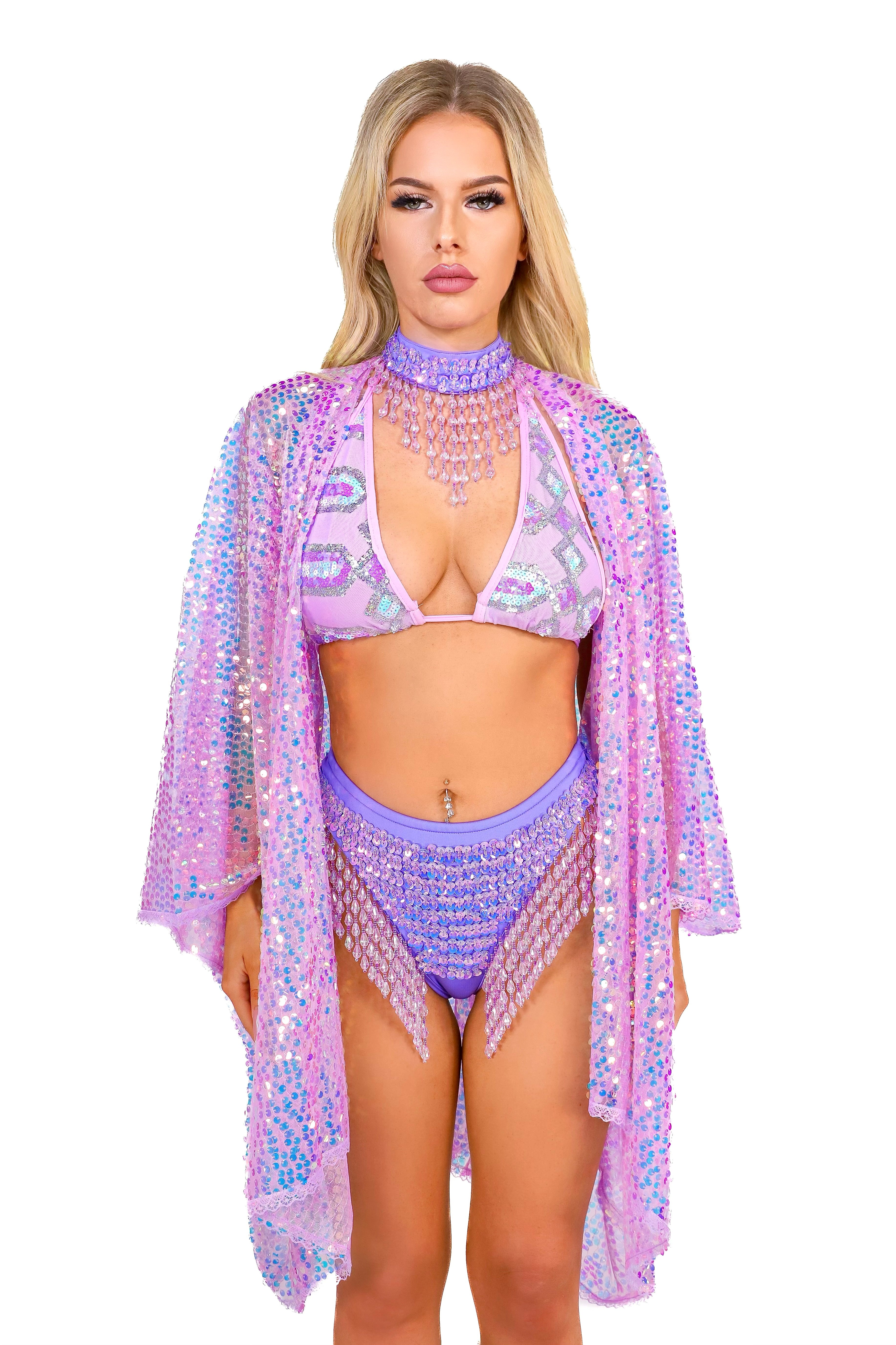 FULL OUTFIT- Cosmic Lavender Diva (4 pcs)