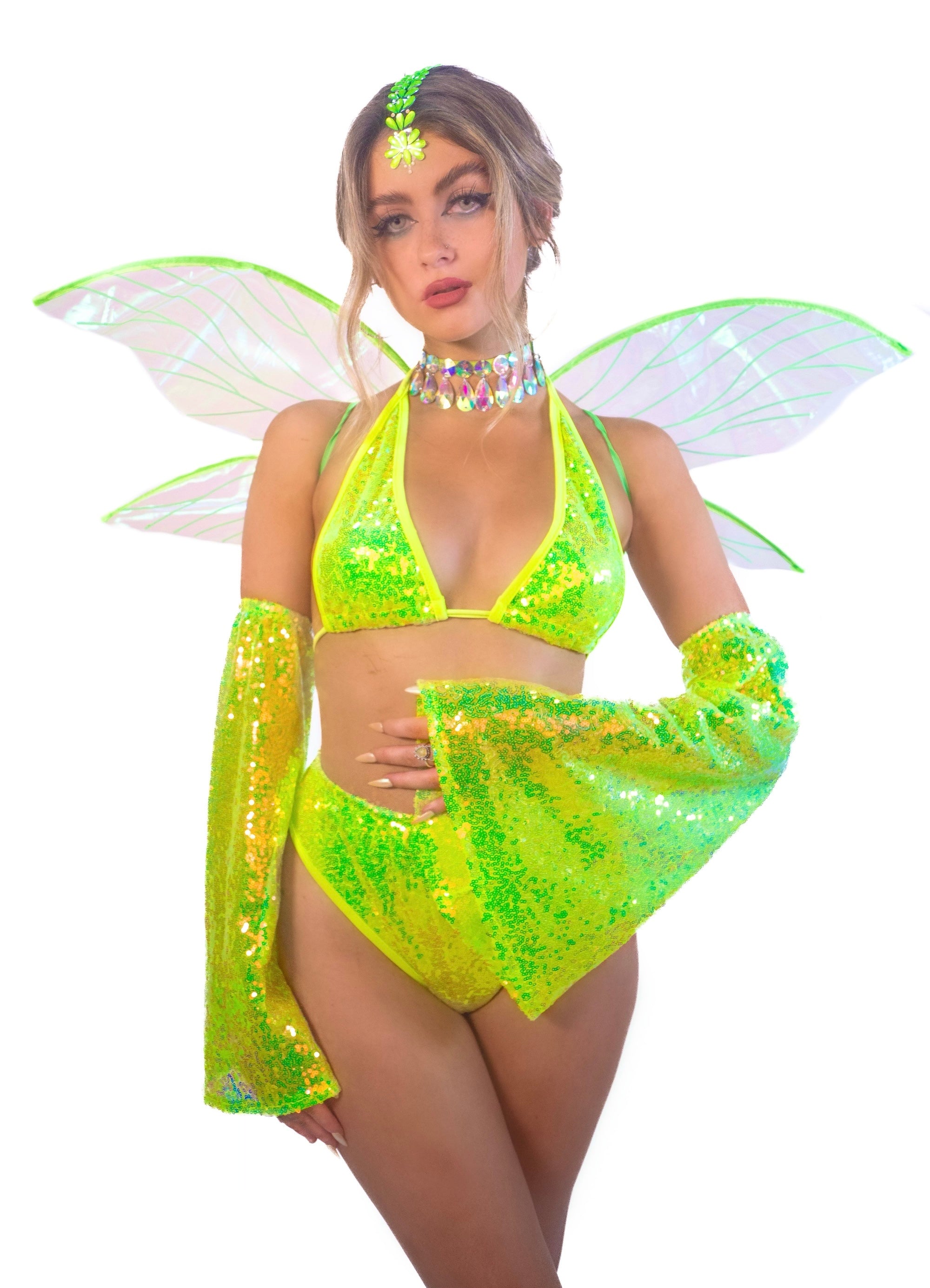 FULL OUTFIT- Neon Fairy Princess Rave clothes,rave outfits,edc THE LUMI SHOP FULL OUTFIT- Neon Fairy Princess Rave clothes,rave outfits,edc THE LUMI SHOP