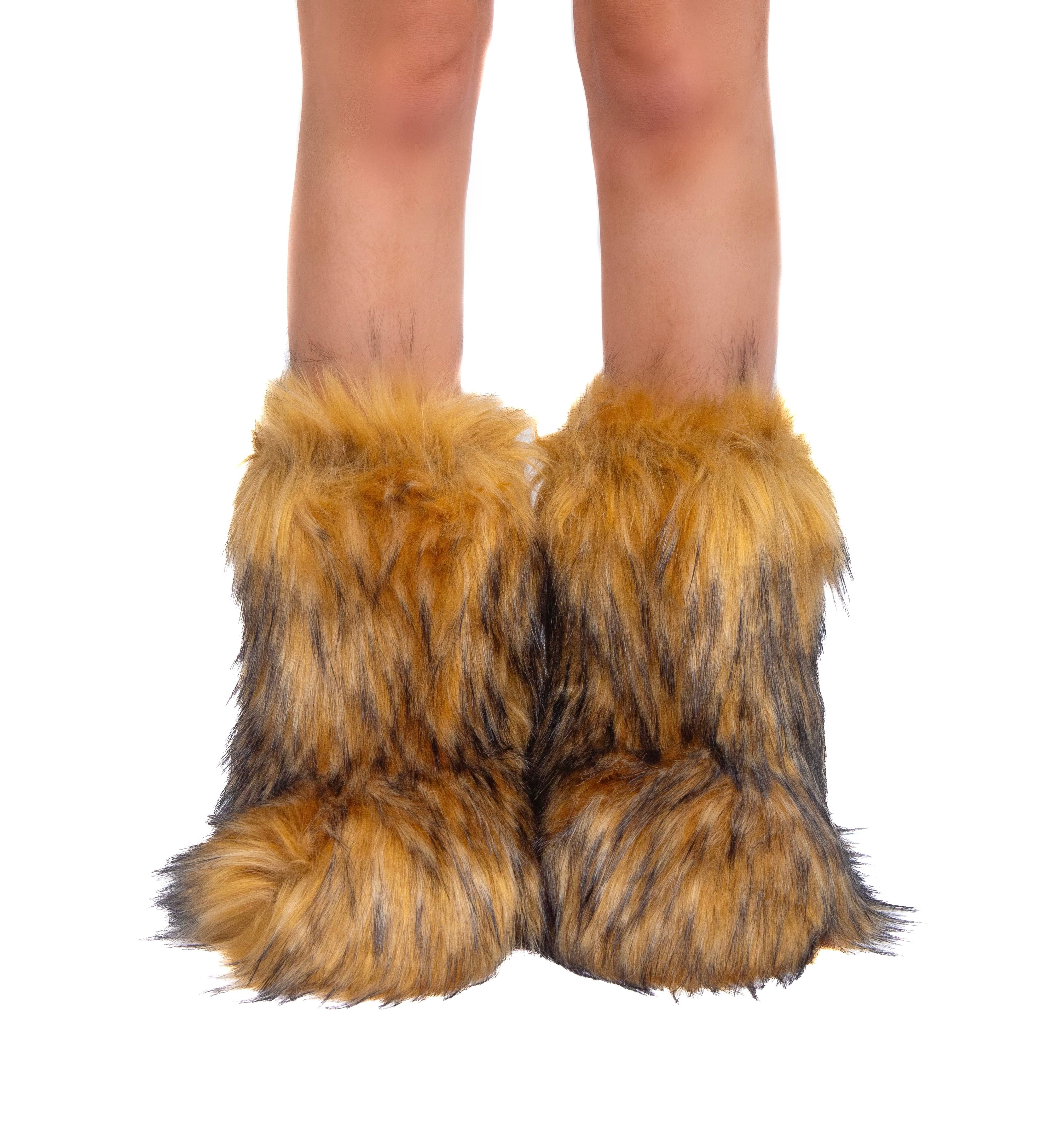 Bear Fuzzy Boots