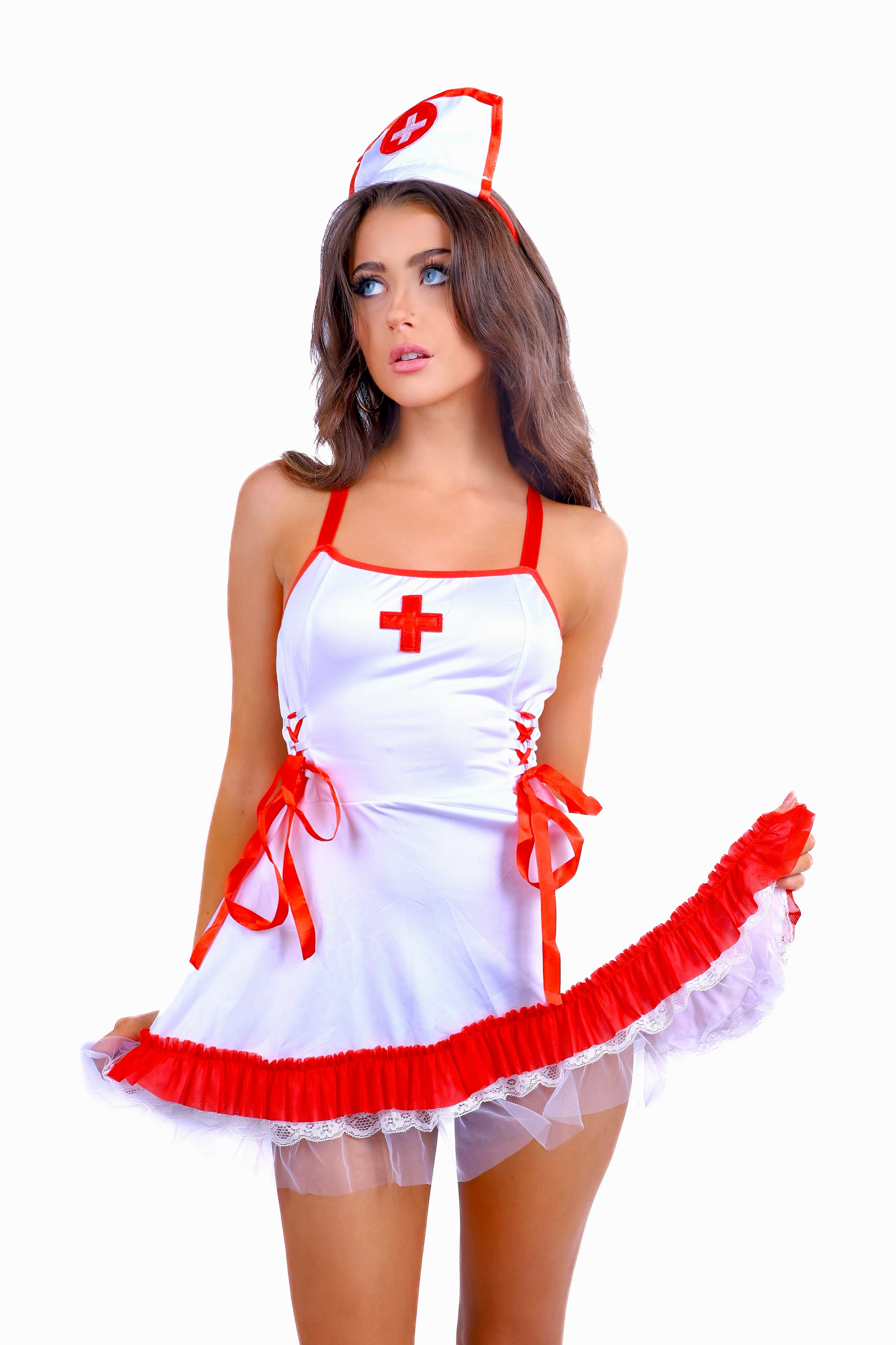 FULL OUTFIT- Naughty Nurse Doll (2 pcs)