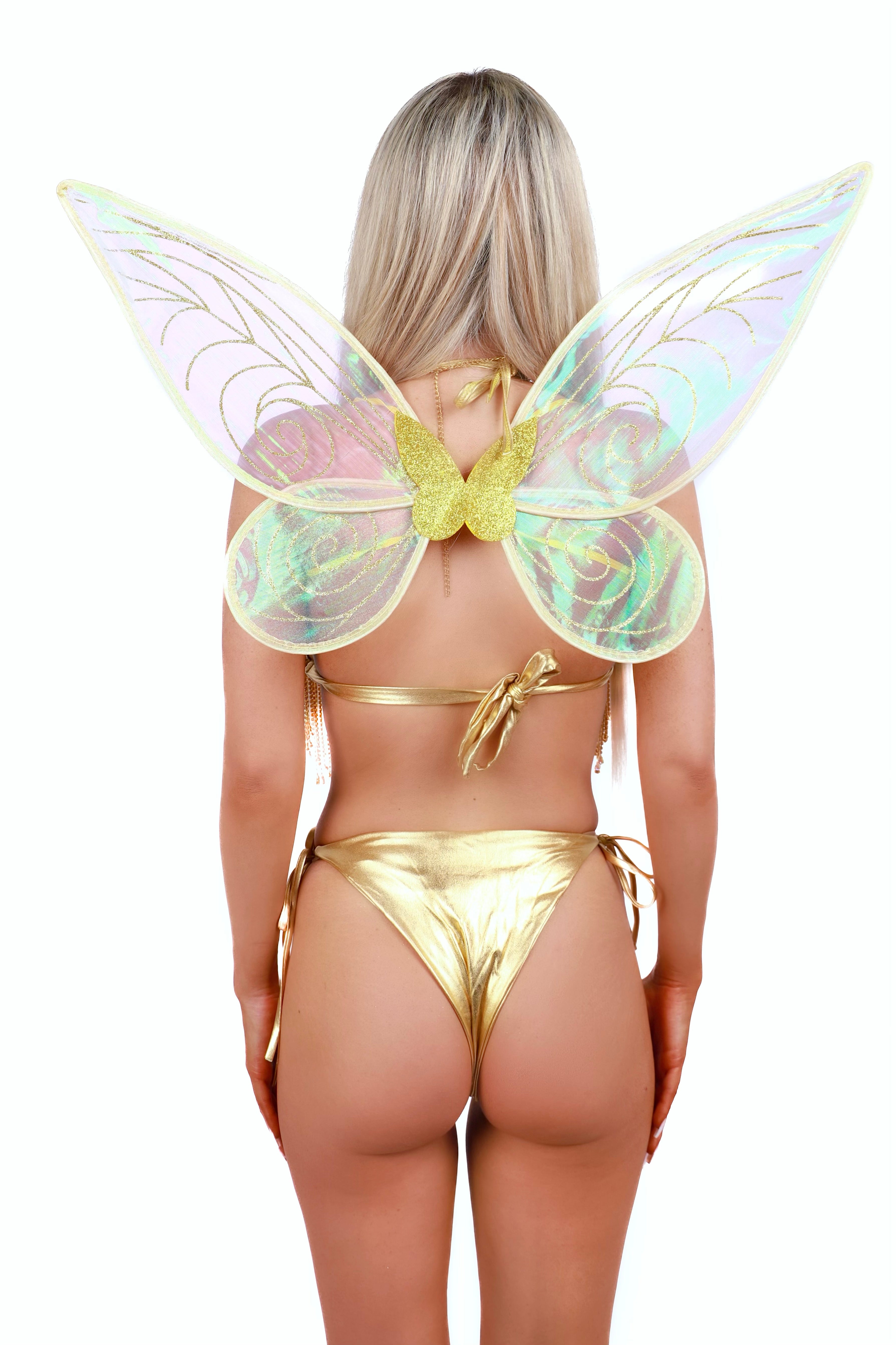 Gold Butterfly Wings