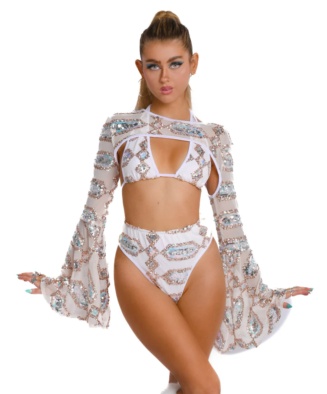 Moonstone Goddess Sequin Set