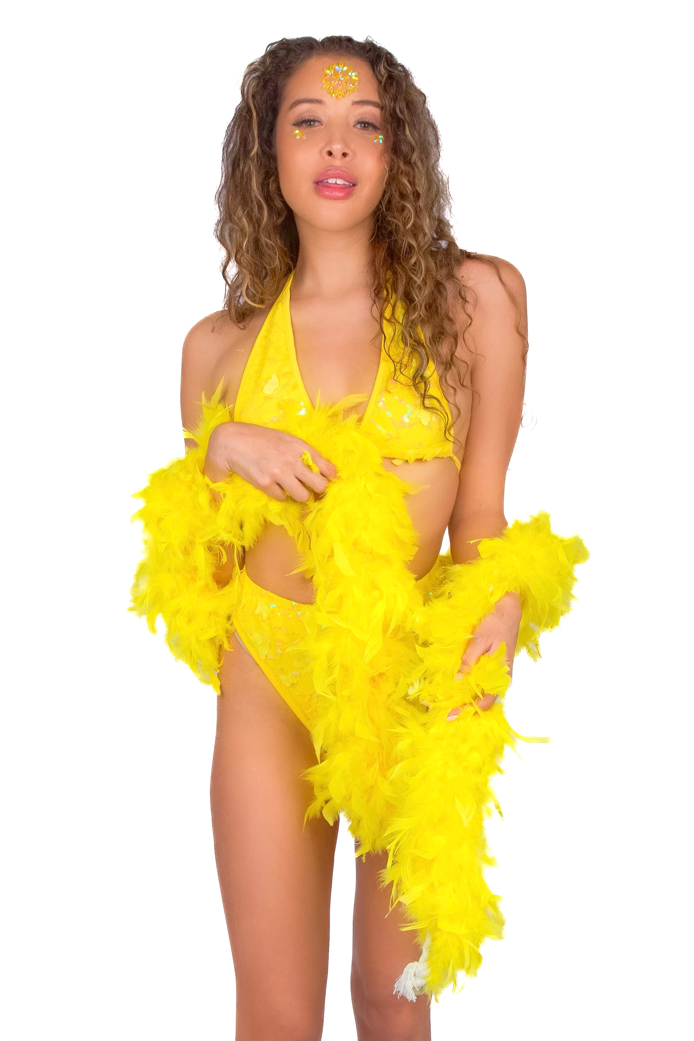 Vibrant Yellow Boa