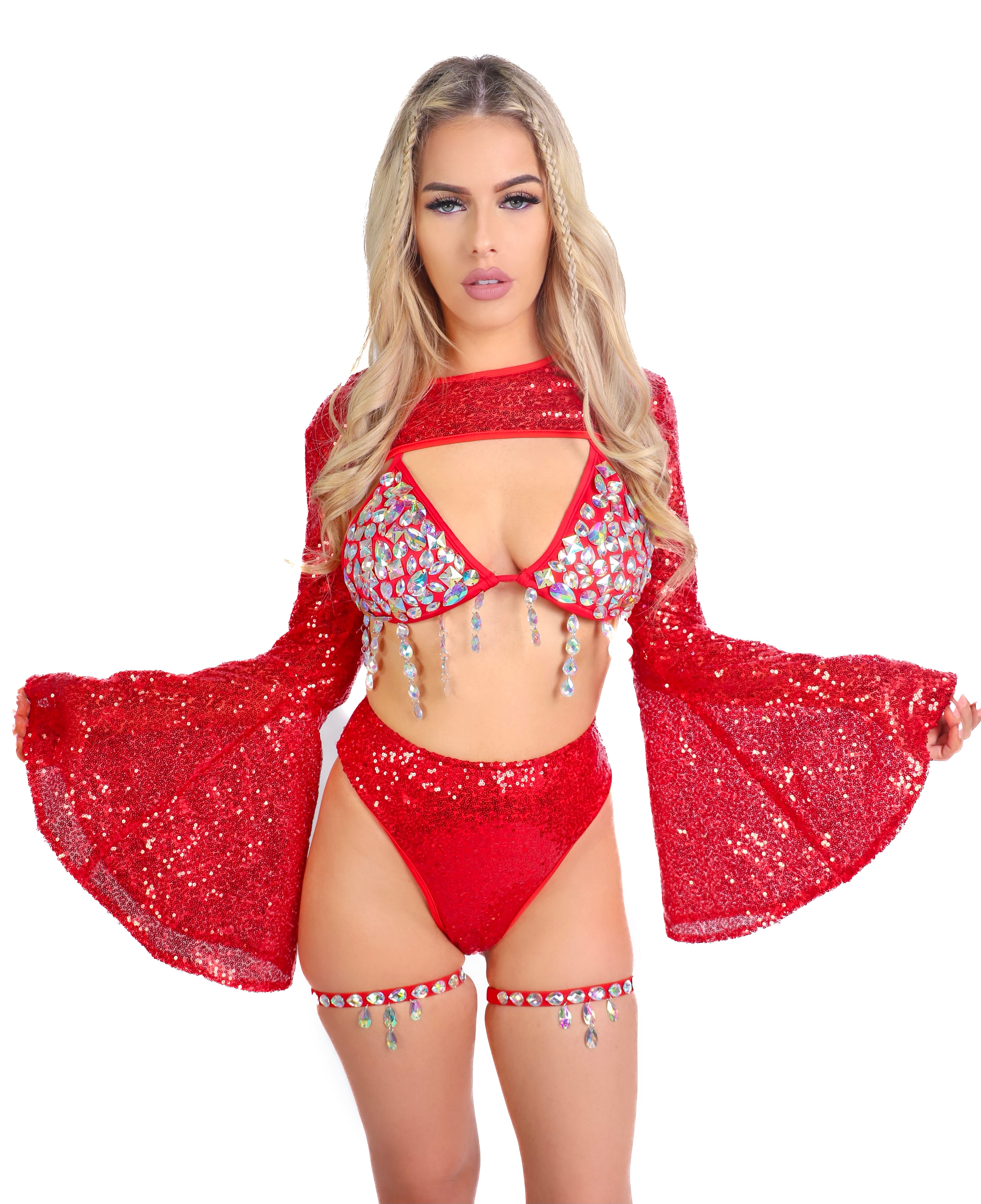 FULL OUTFIT- Sapphire Goddess (4 pcs)