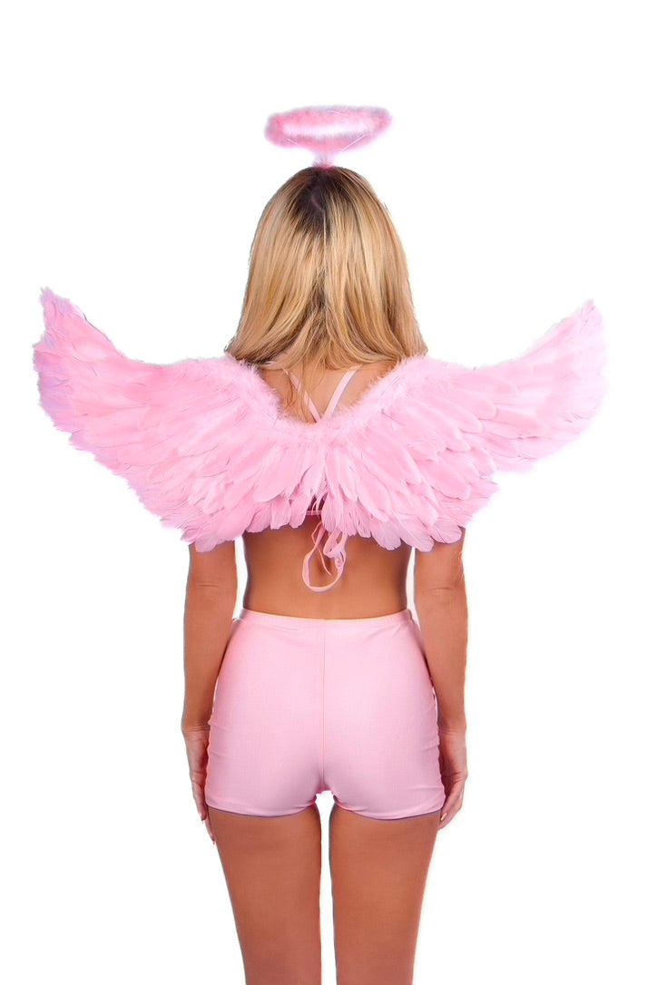 FULL OUTFIT- Pink Swan Angel (4 pcs)