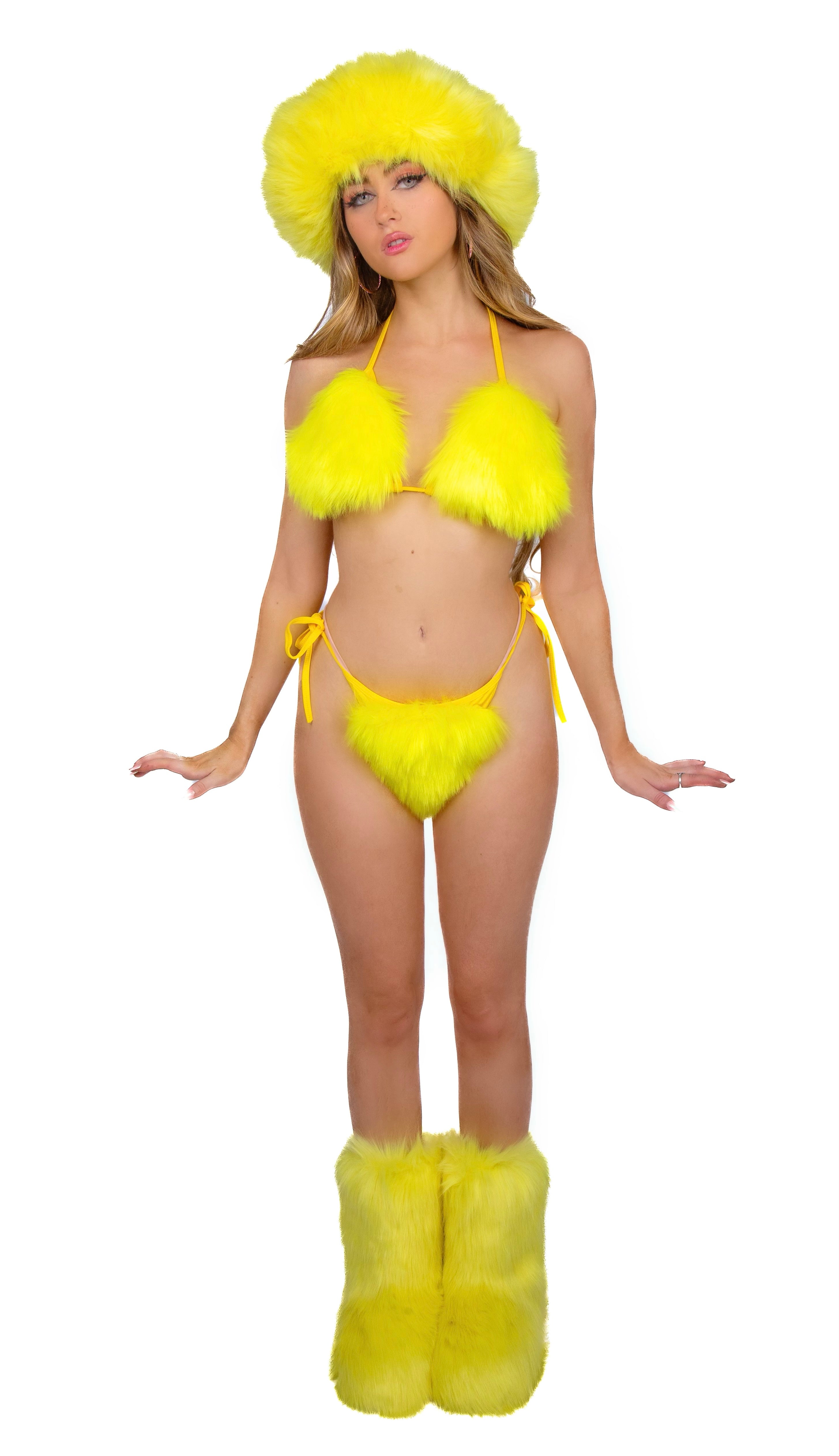 FULL OUTFIT - Tweety Fuzzy Yellow (4 pcs)