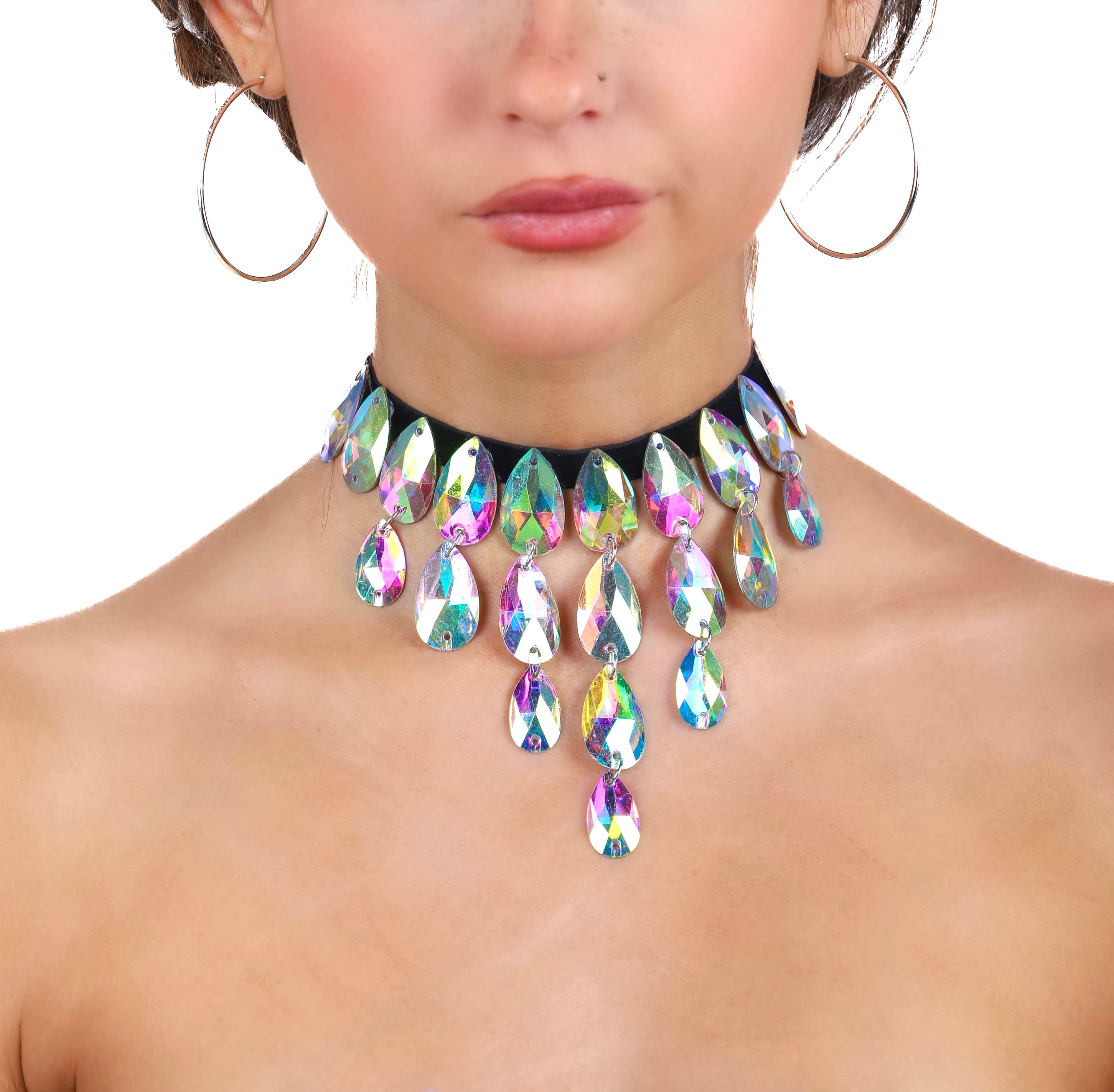 Iridescent Gem Necklace 2.0