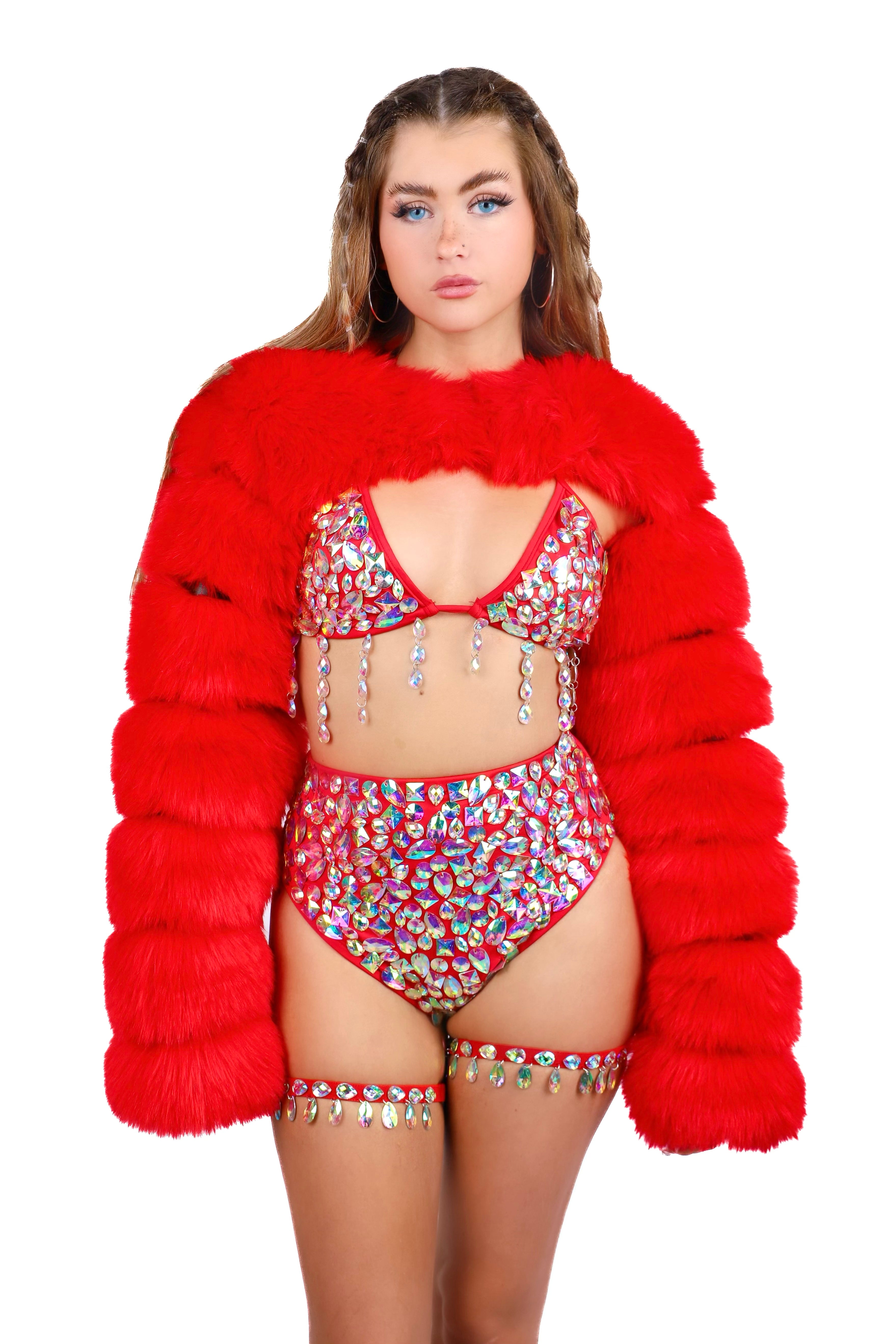FULL OUTFIT- Fuzzy Ruby (4 pcs)