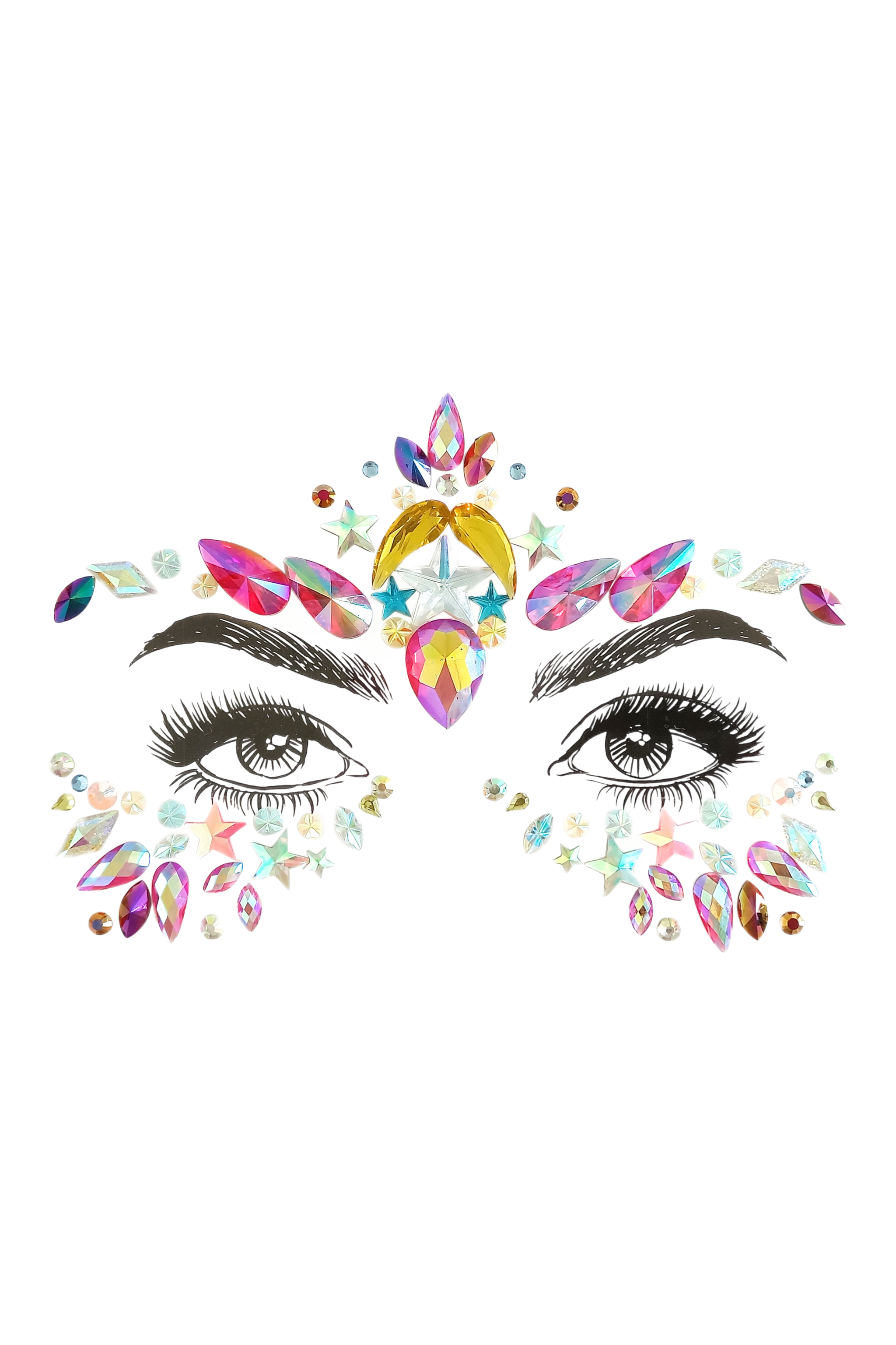Rhinestone Crystal Face Jewels
