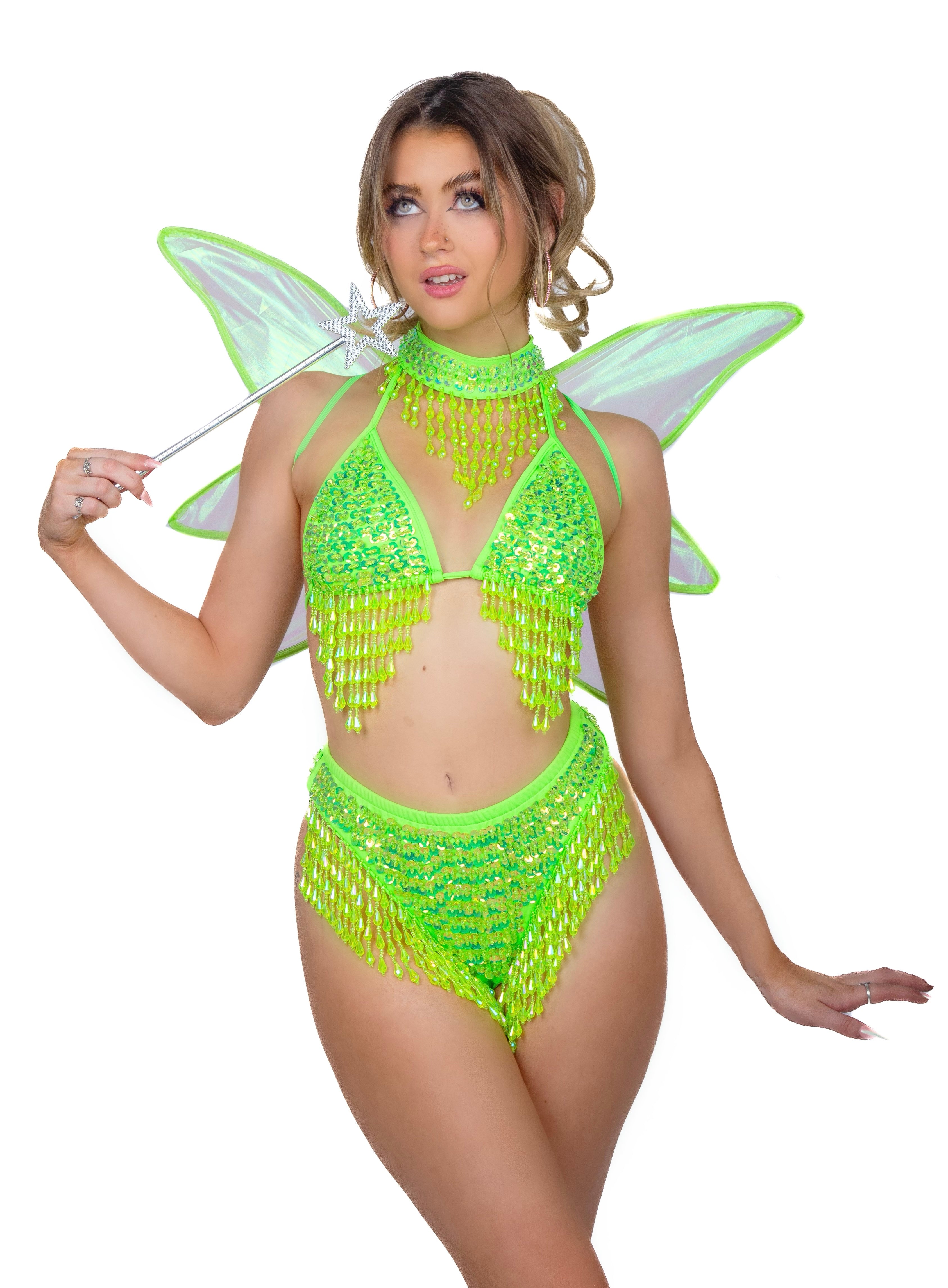 Green Holographic Wings