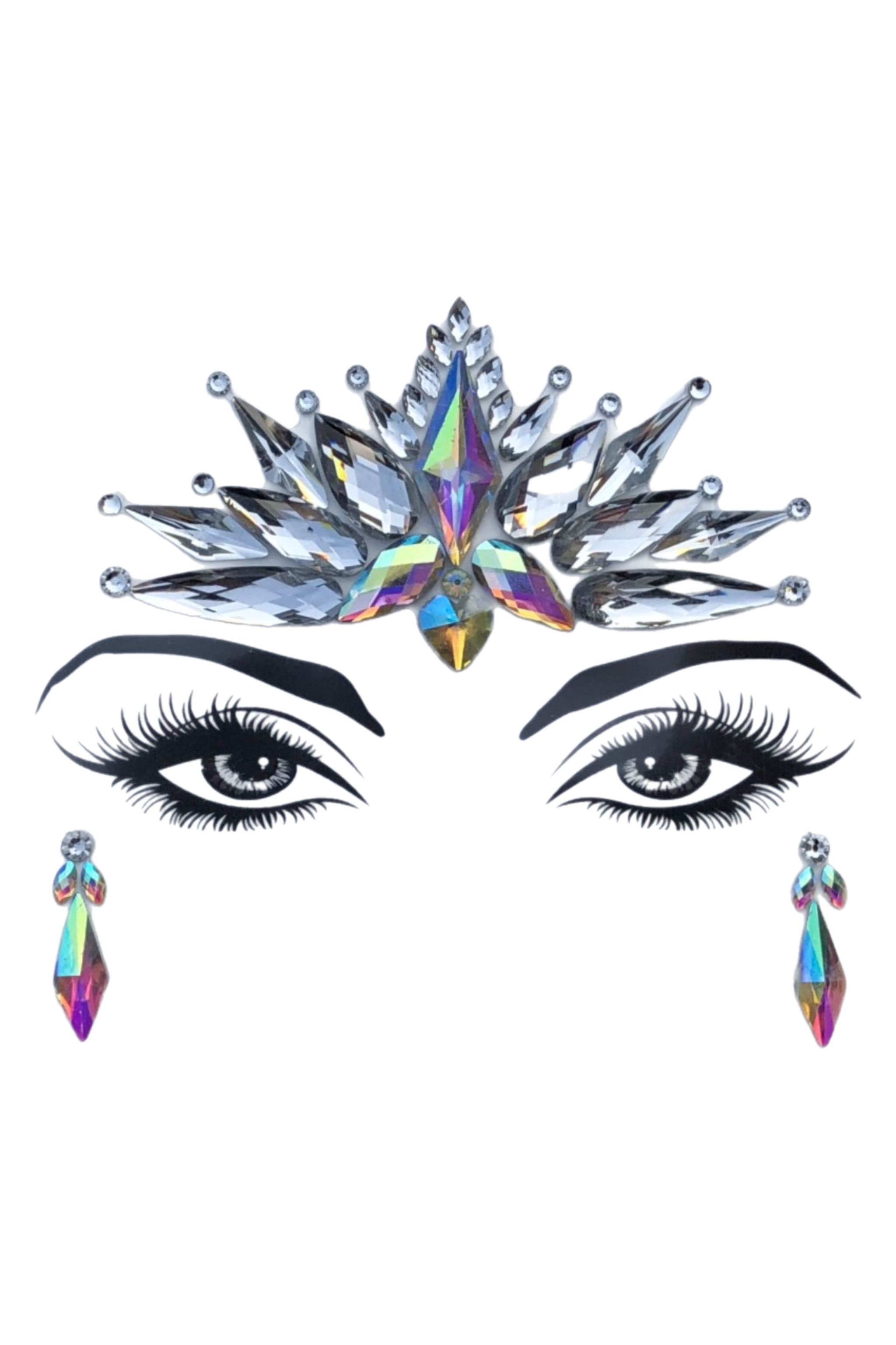 Unicorn Eye Rhinestone Crystal Face Jewels