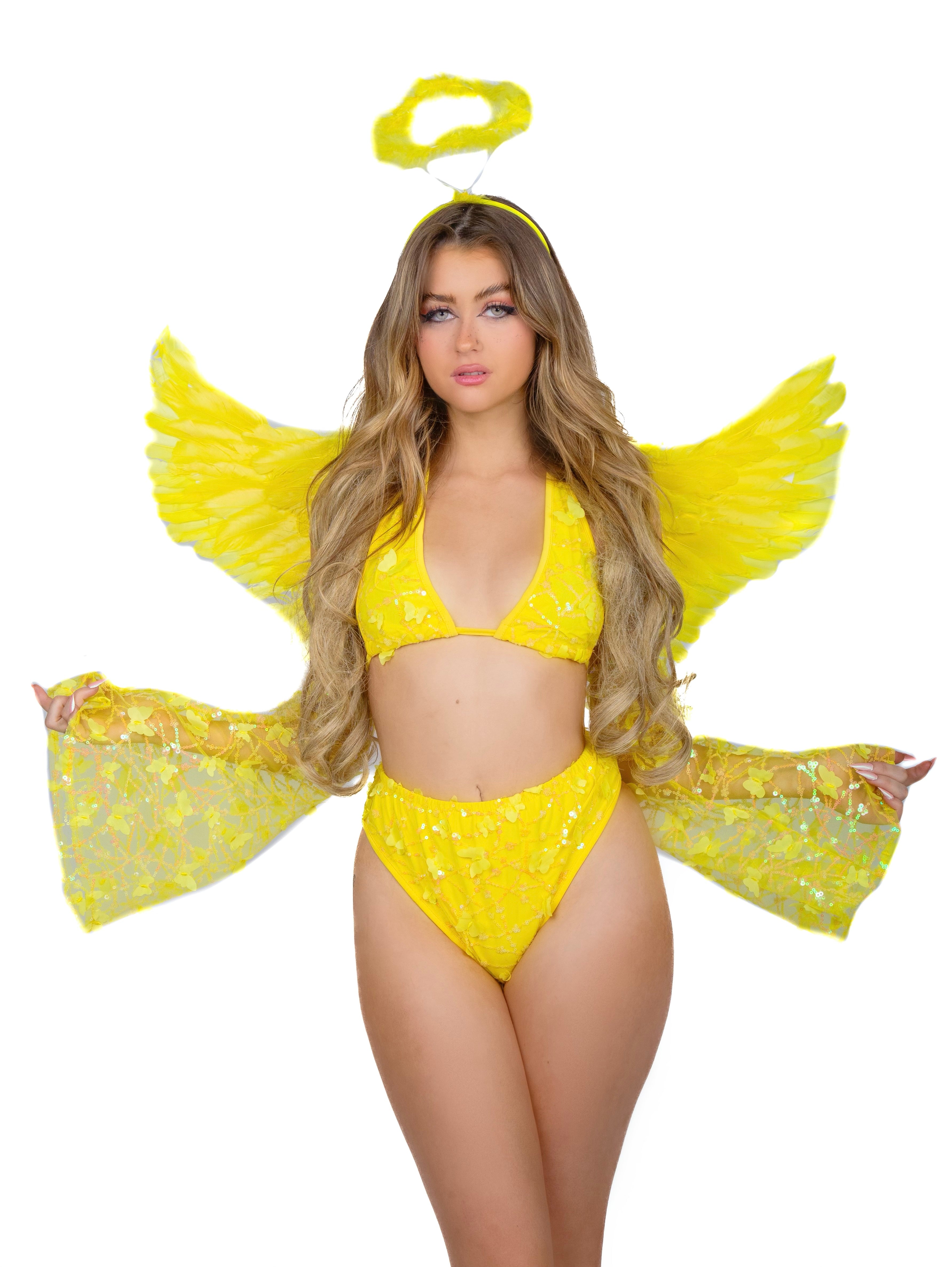 Yellow Angel Wings