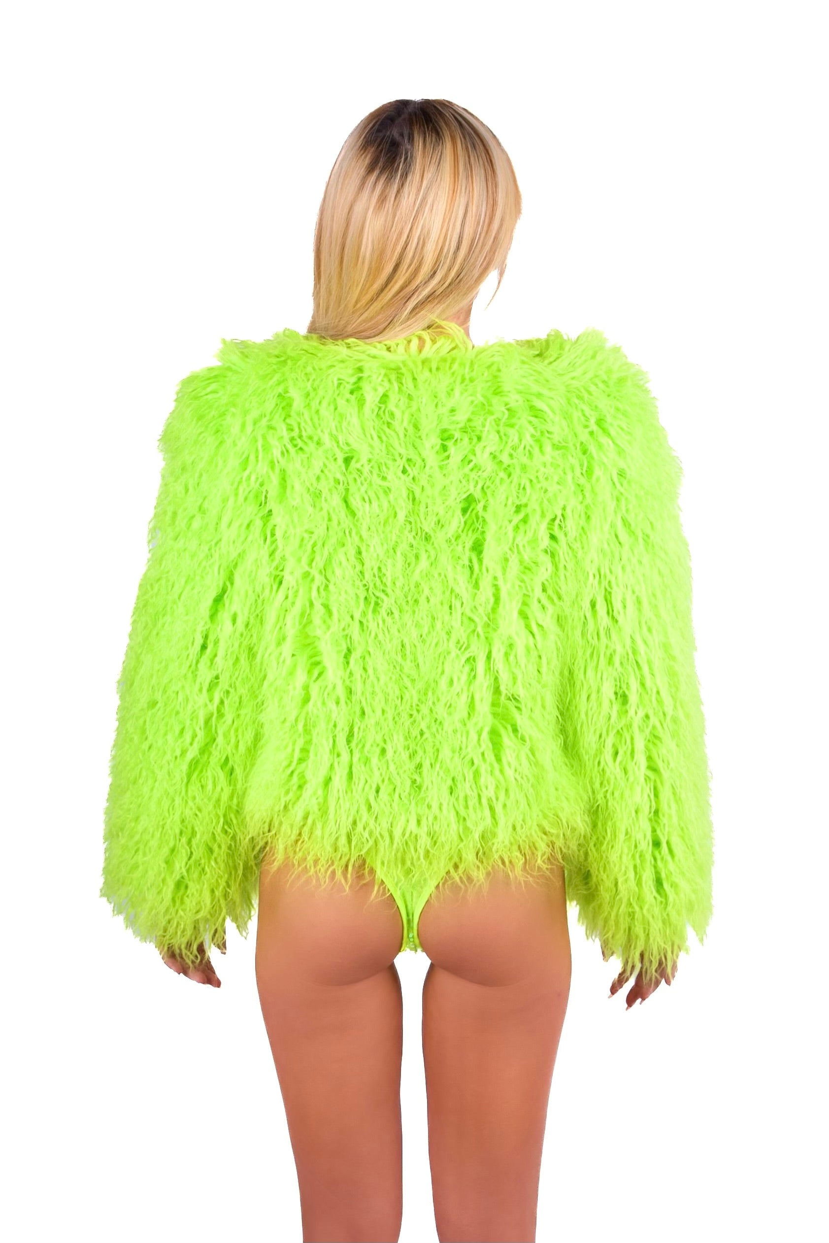 Neon Fuzzy Jacket