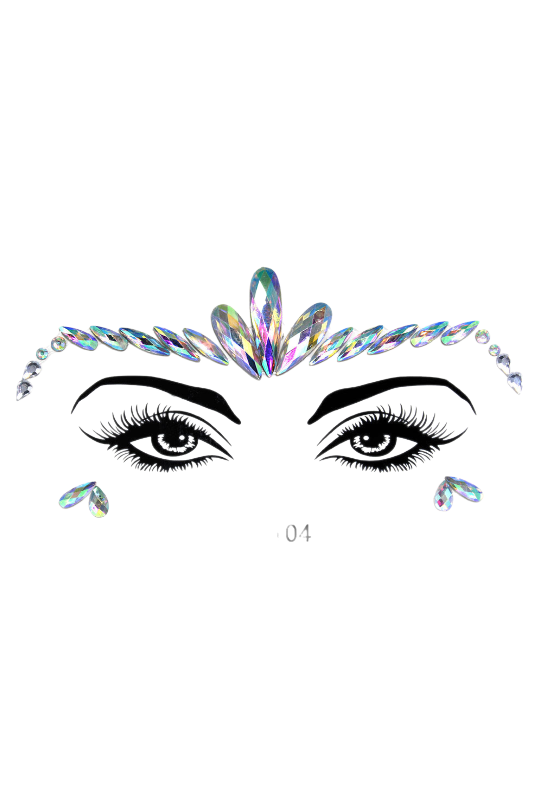 Fairy Rhinestone Crystal Face Jewels