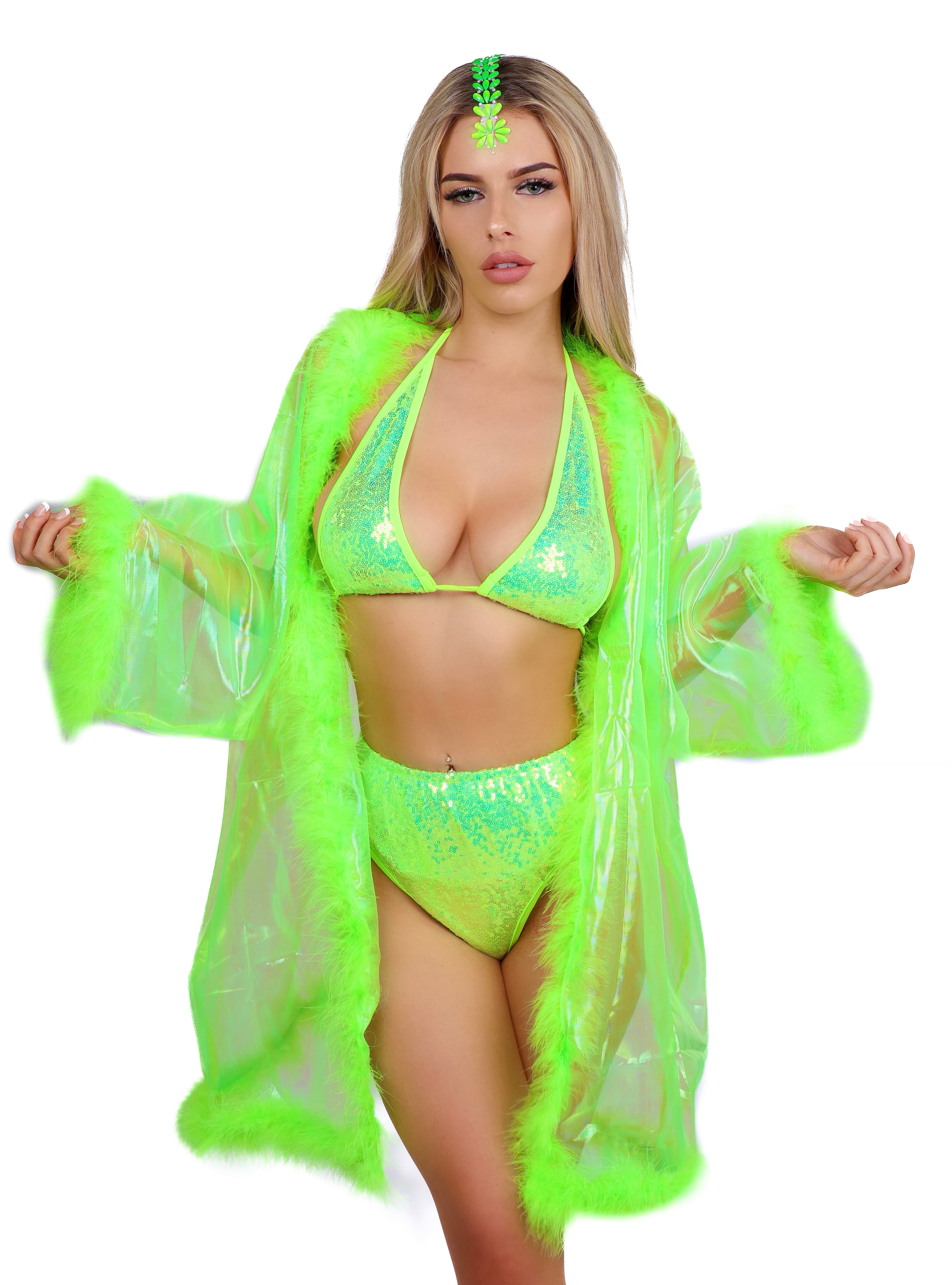 FULL OUTFIT - Neon Lime Princess