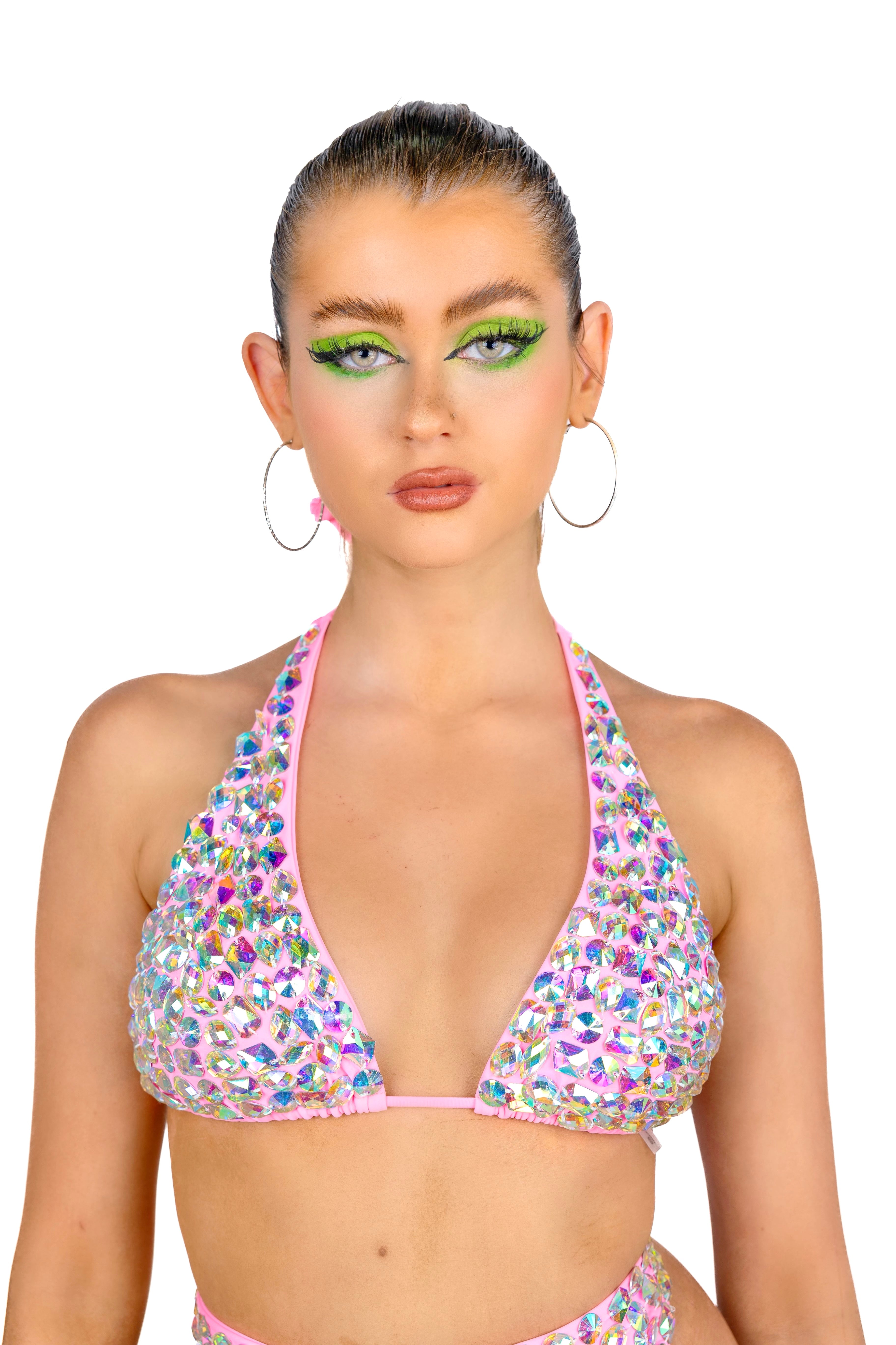 Pink Daze Rhinestone Top