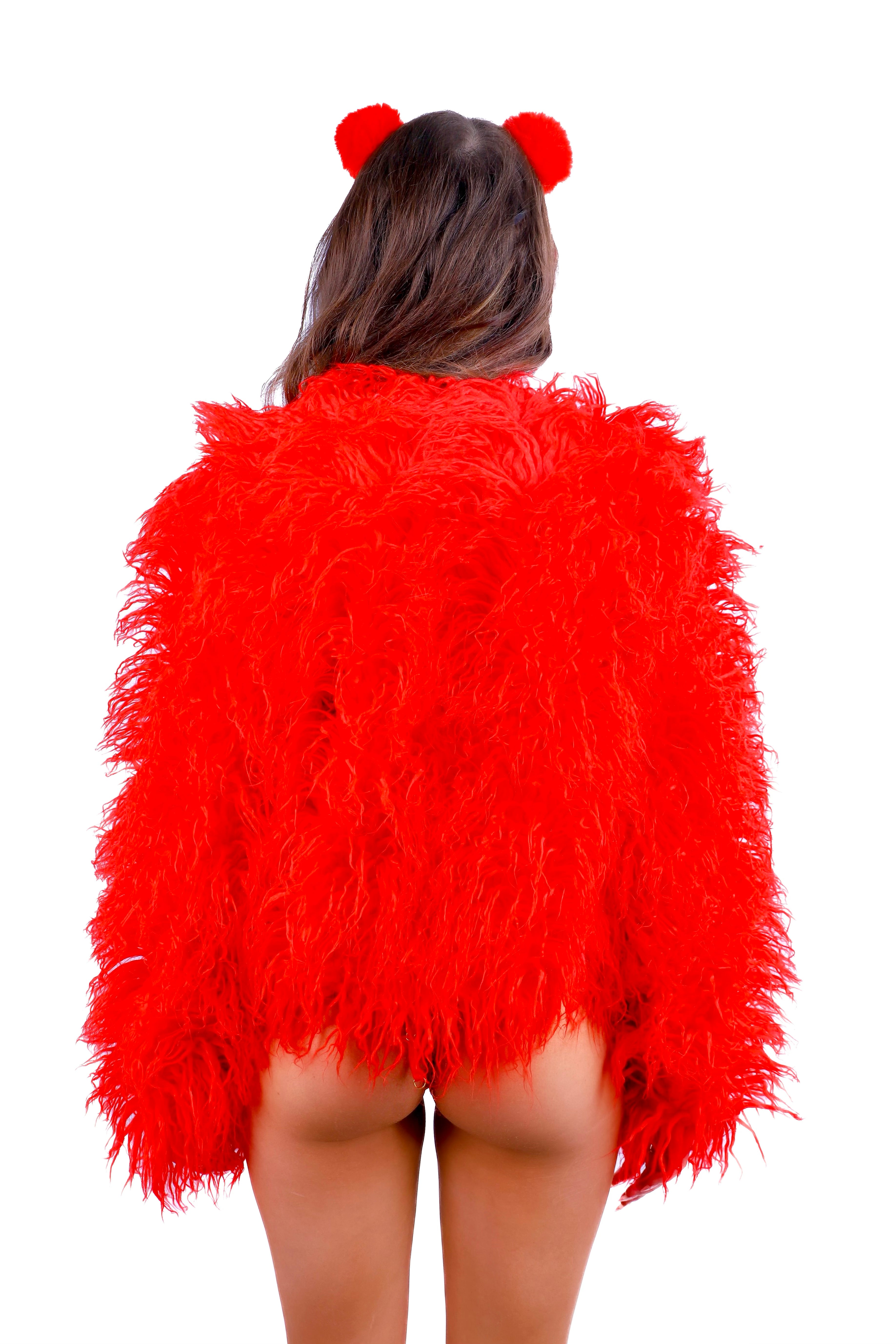 Red Fuzzy Jacket