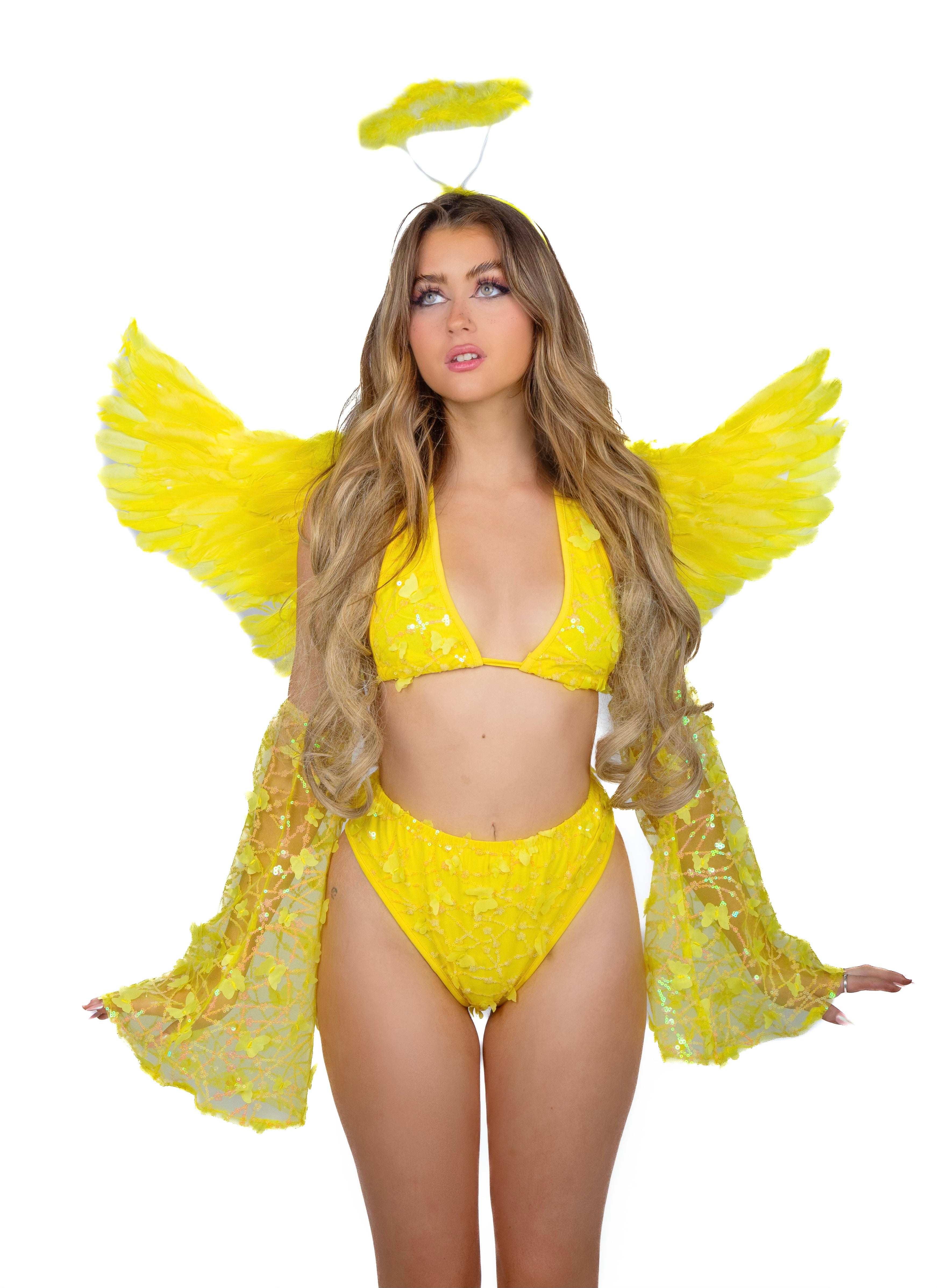 Yellow Angel Wings