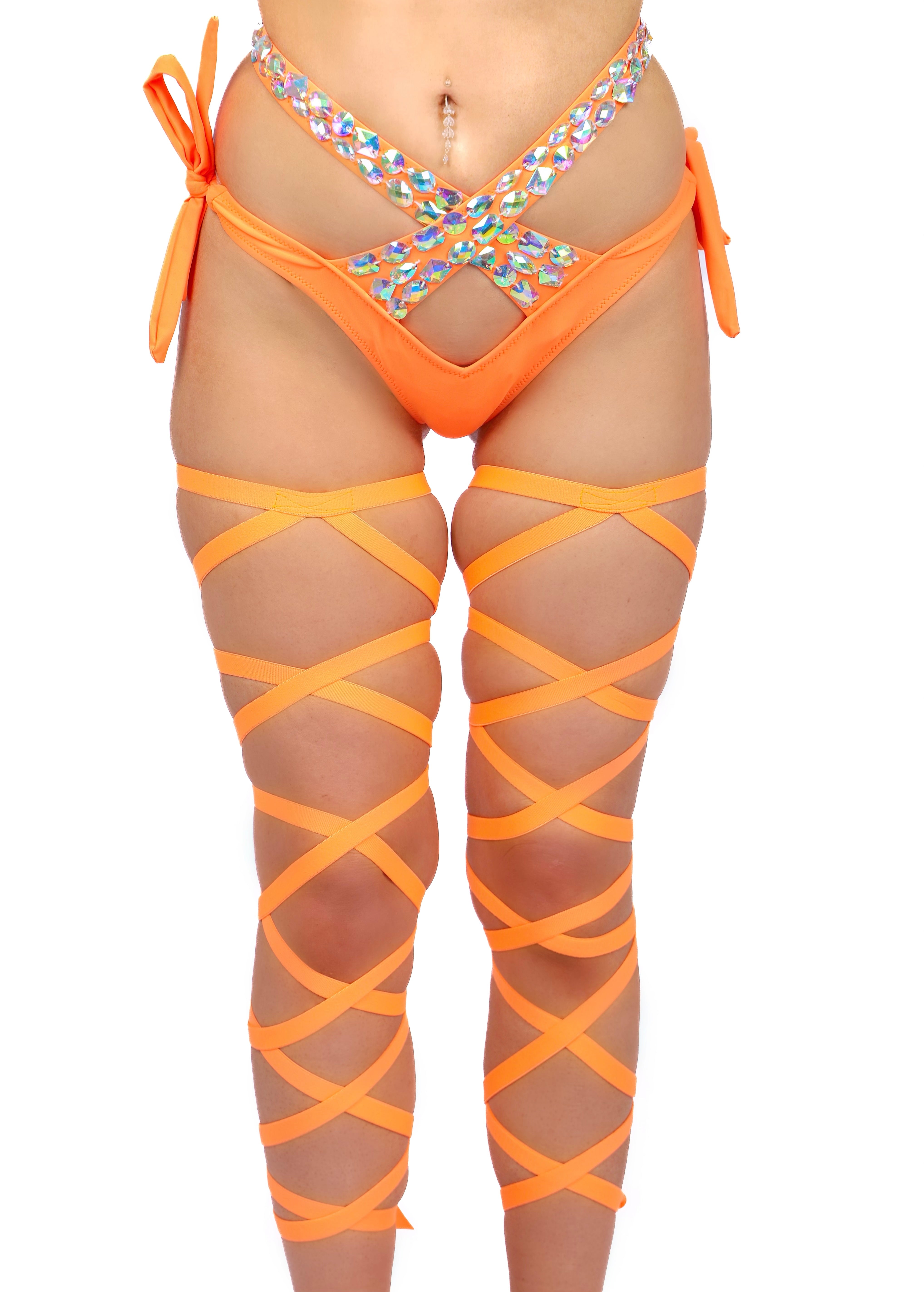 Orange Leg Wrap