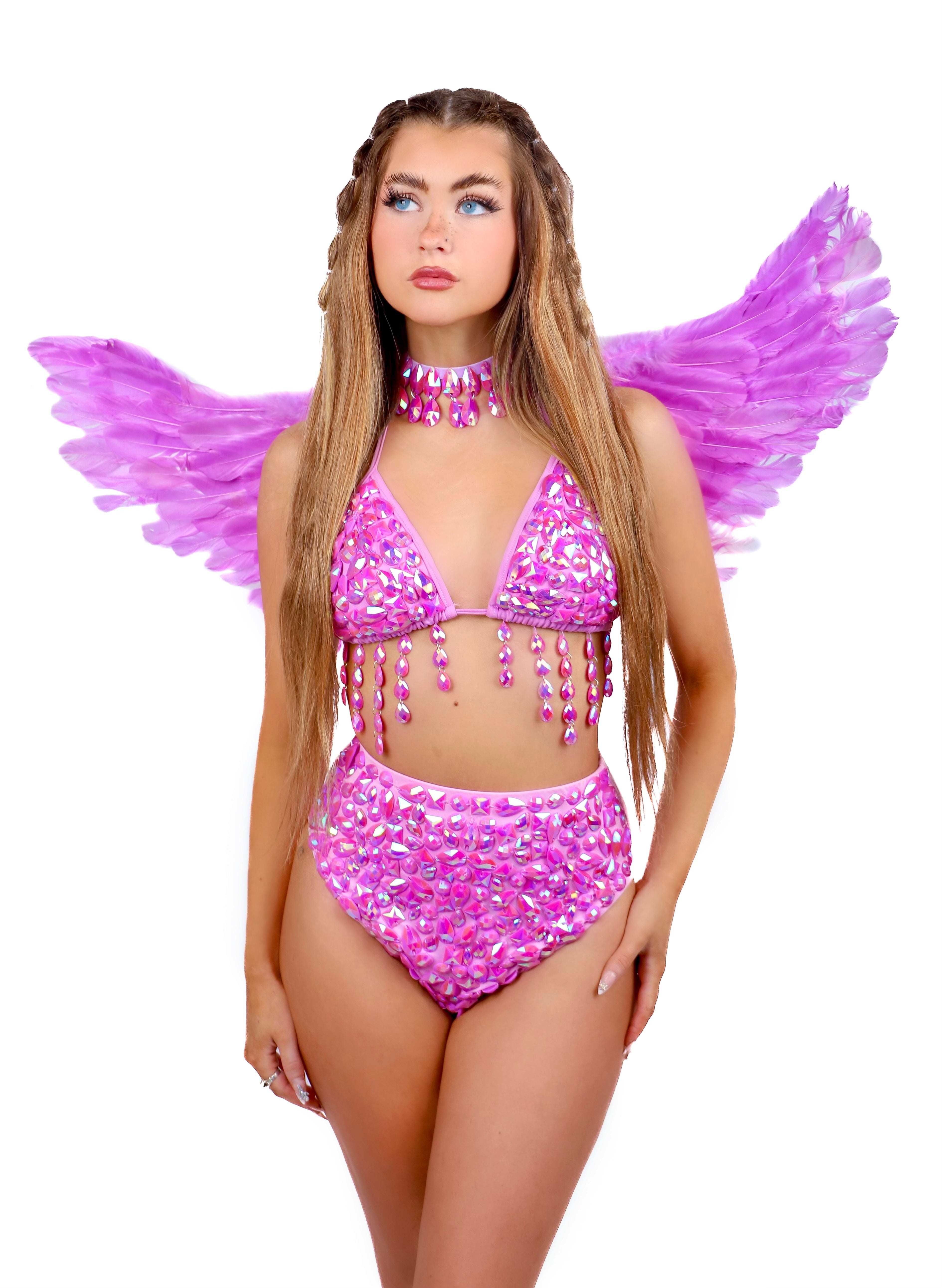 Lilac Angel Wings