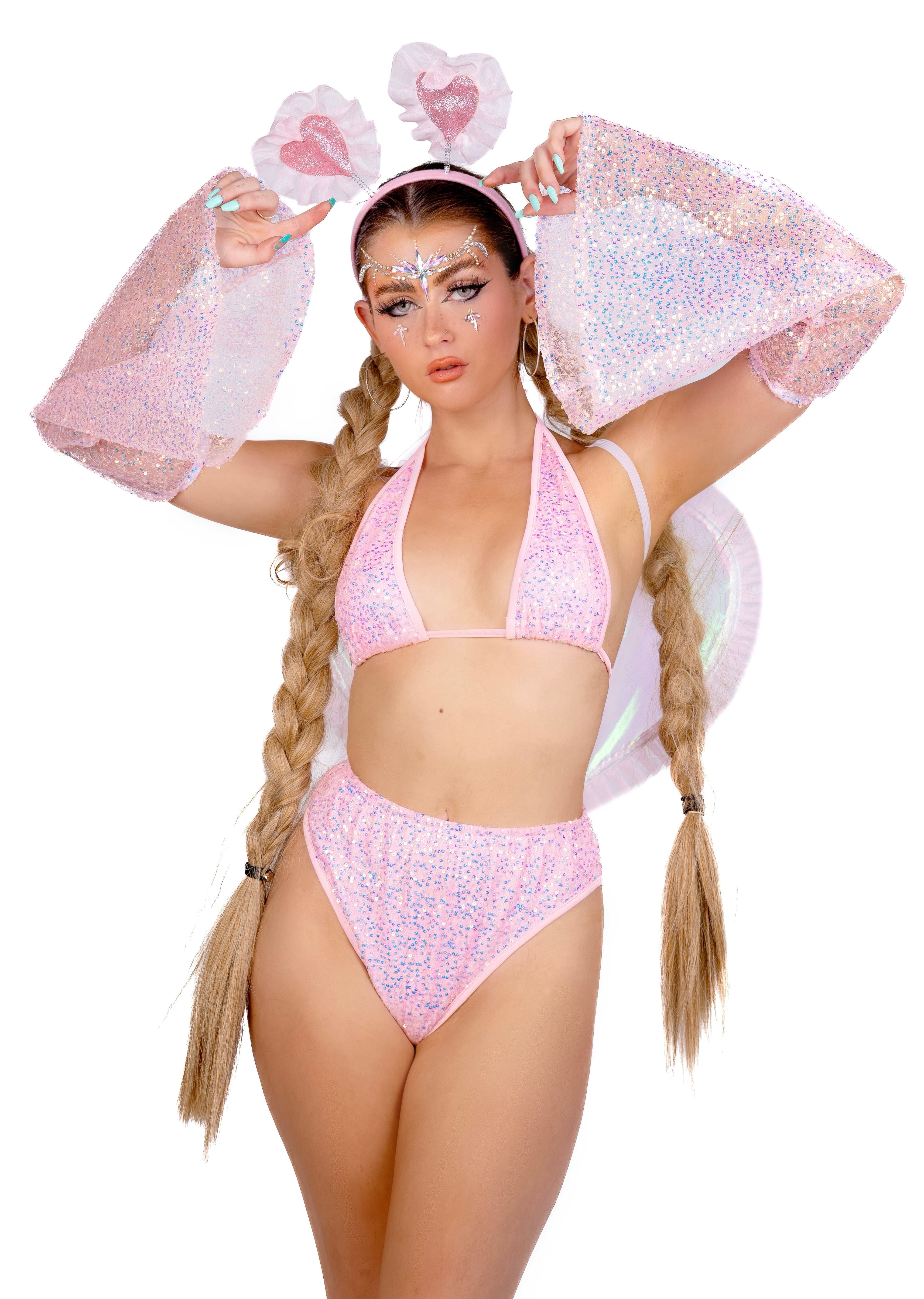 FULL OUTFIT- Baby Pink Cupid