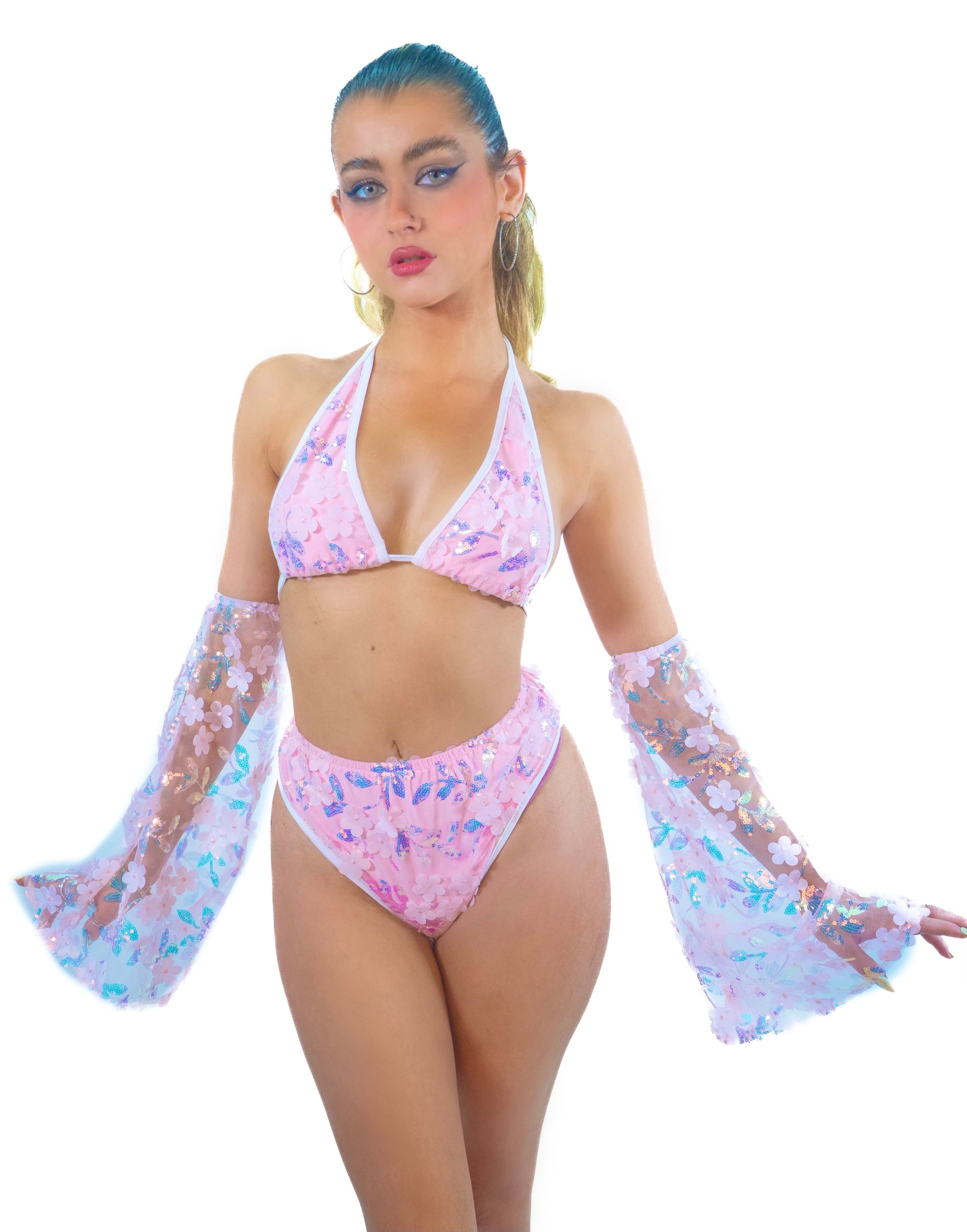 Pink Cloud Fairy Blossom Set (3 pc) Rave clothes,rave outfits,edc – THE LUMI  SHOP