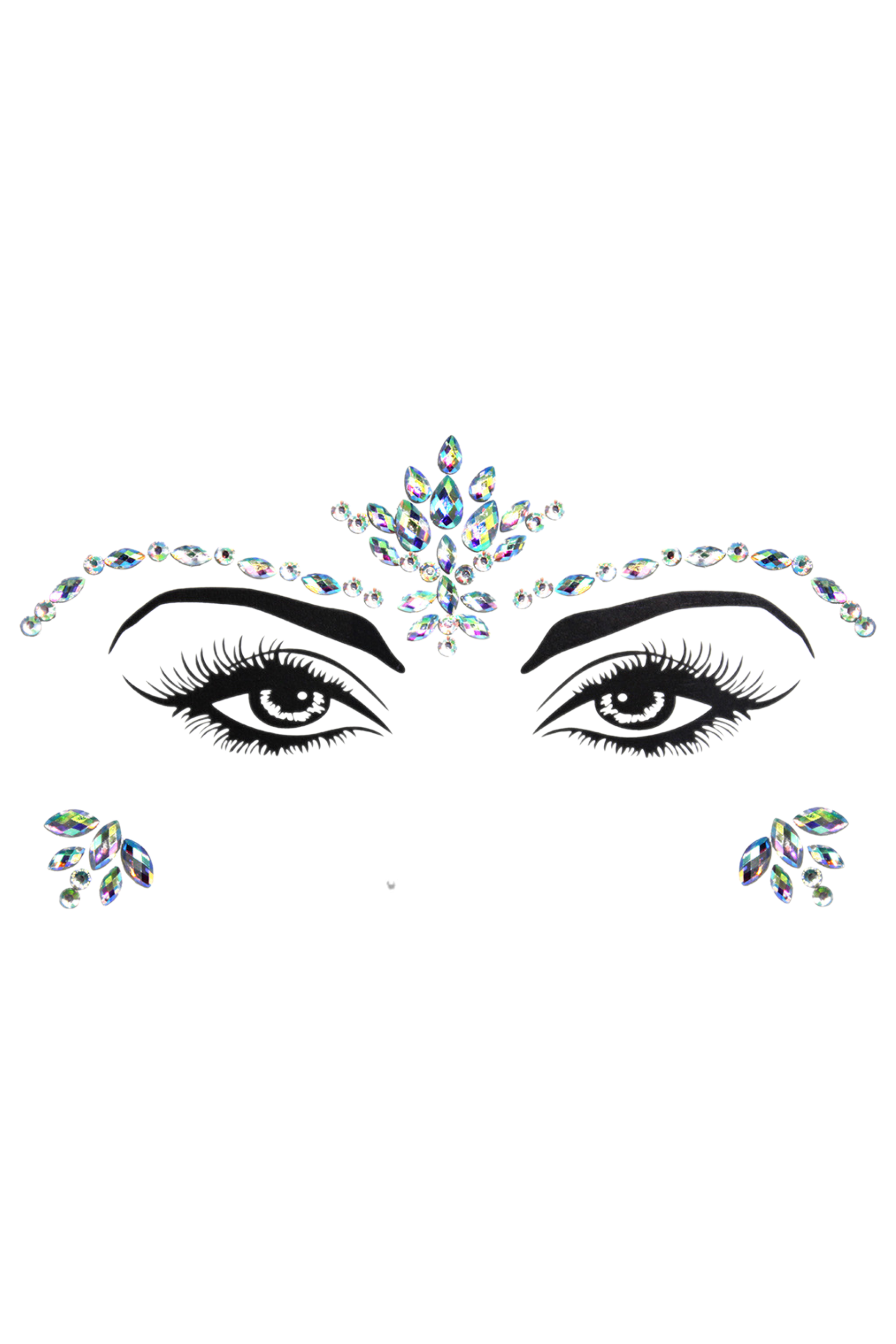 Daisy Rhinestone Crystal Face Jewels