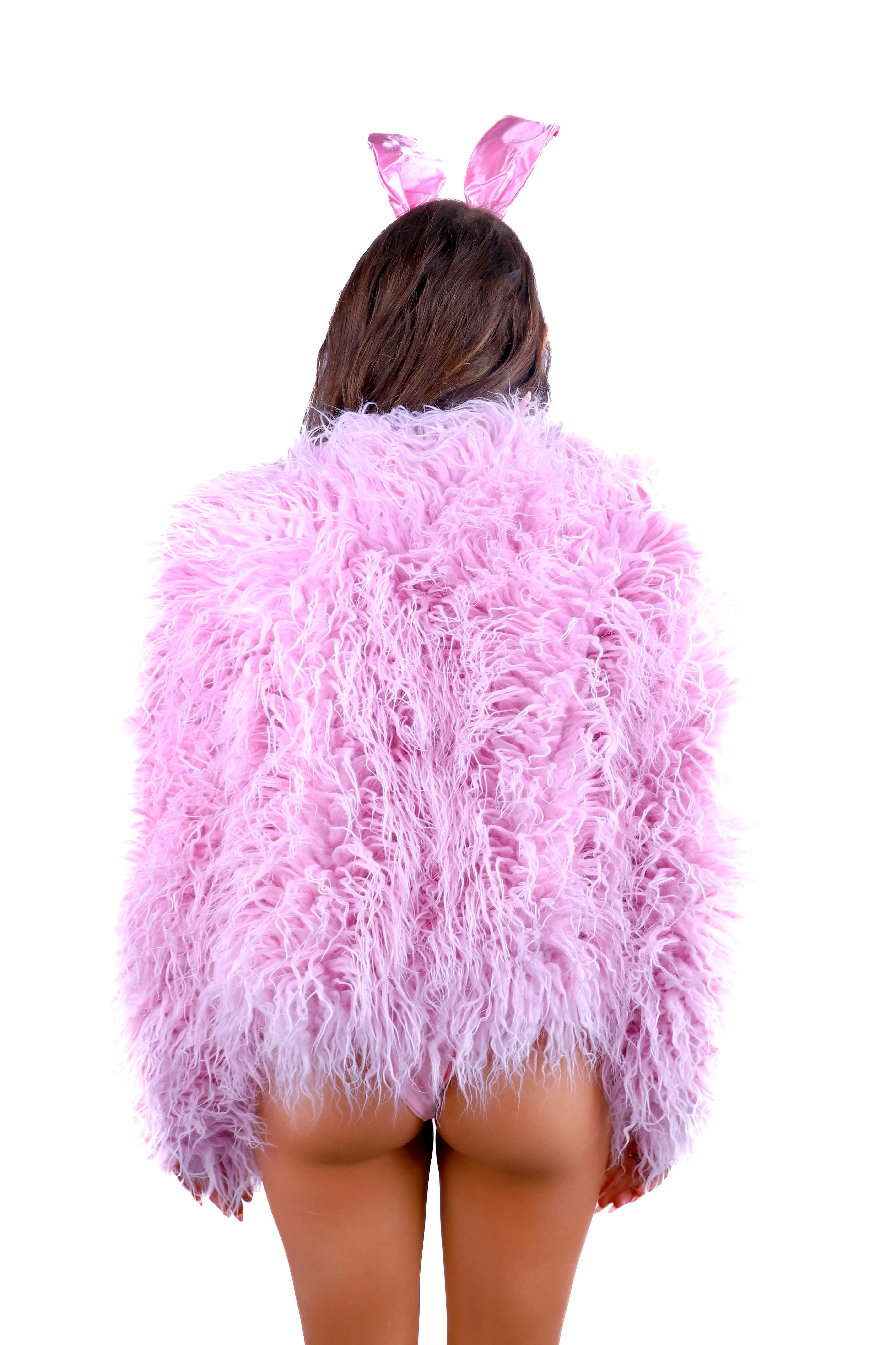 Baby Pink Fuzzy Jacket