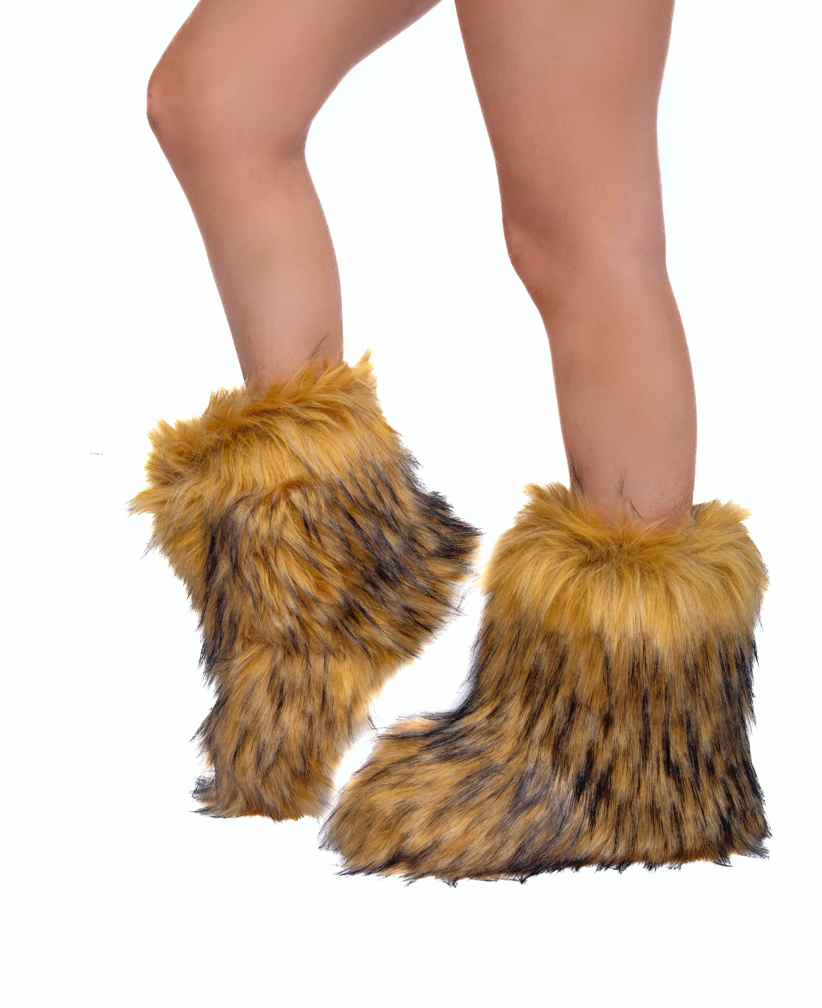 Bear Fuzzy Boots