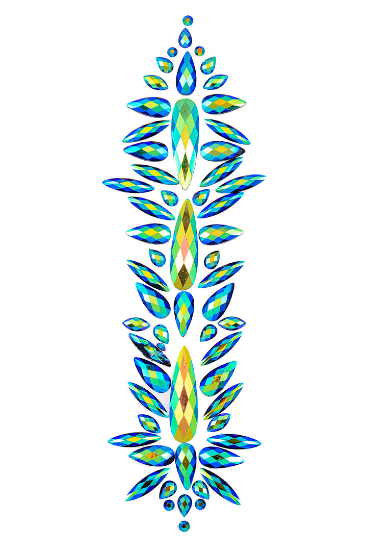Forest Iridescent Hair Gem