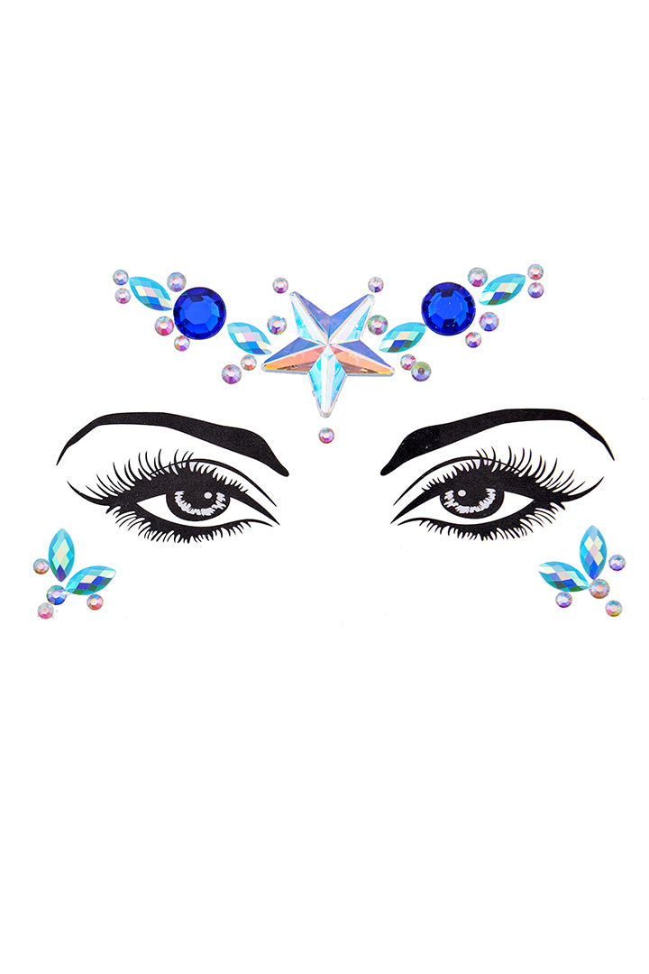 Ocean Star Rhinestone Crystal Face Jewels