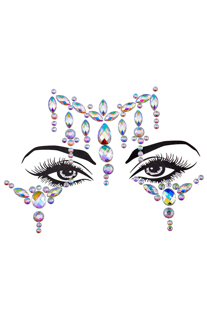 Goddess Rhinestone Crystal Face Jewels